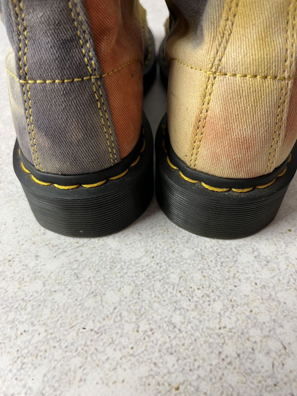 Dr. Martens Dr Martens Castel Tie Dye Boots Acid Hippie Canvas Size US 7 / IT 37 - 4 Thumbnail