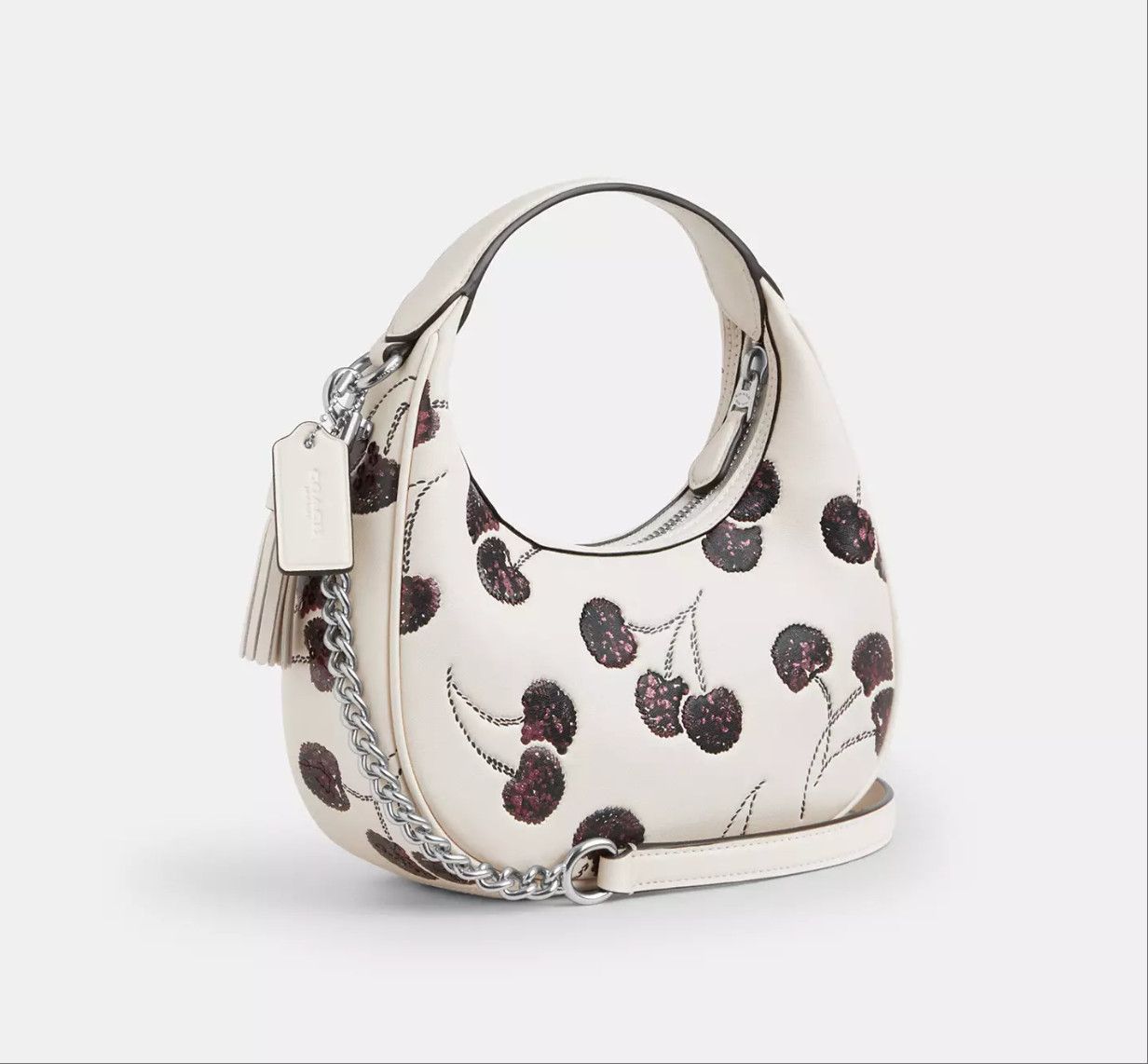 Coach NWT Coach Carmen Mini Crossbody Bag With Cherry Print CCZ22 Size ONE SIZE - 8 Thumbnail