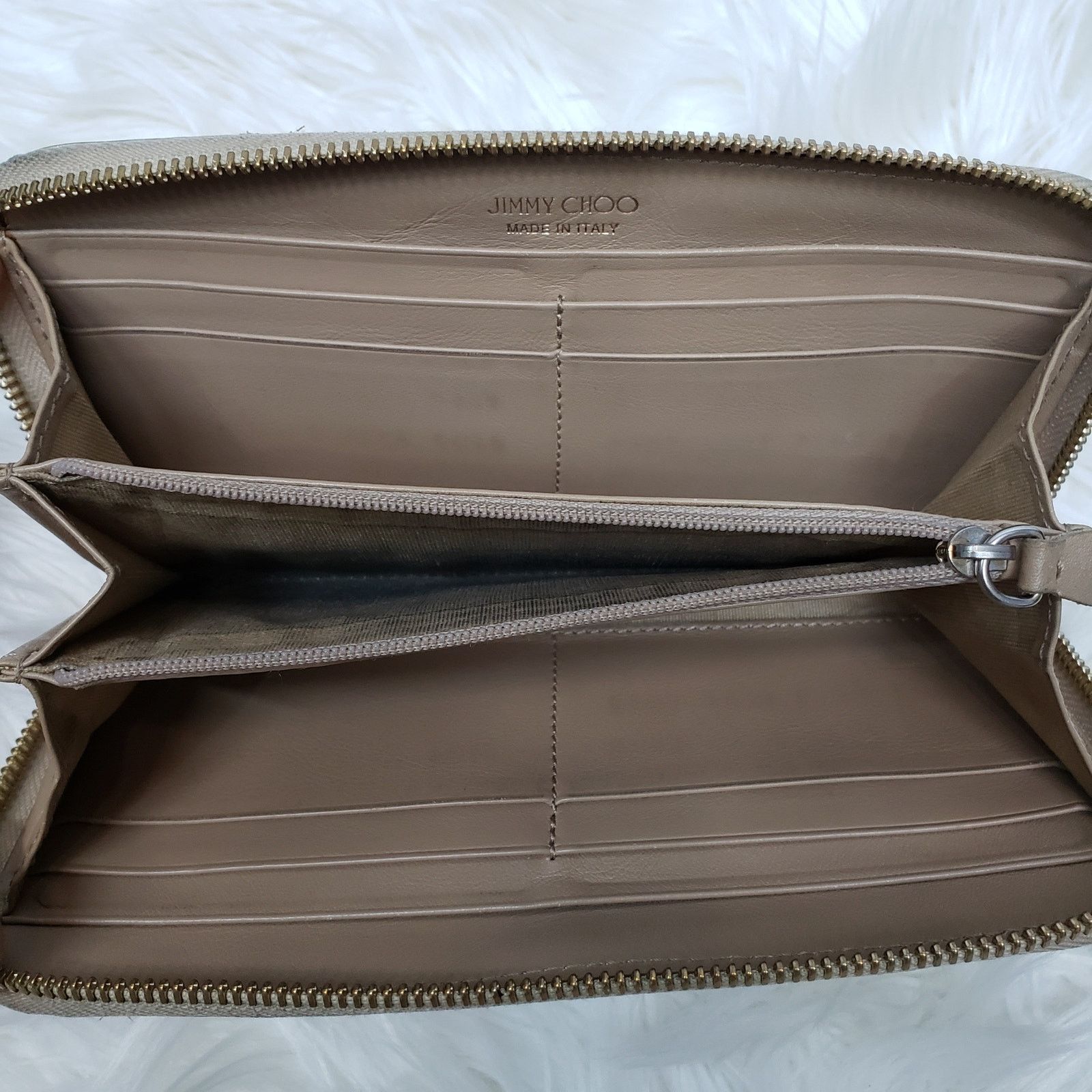 Jimmy Choo JIMMY CHOO Filipa Star Studded Wallet Leather Rhinestone Size ONE SIZE - 7 Thumbnail