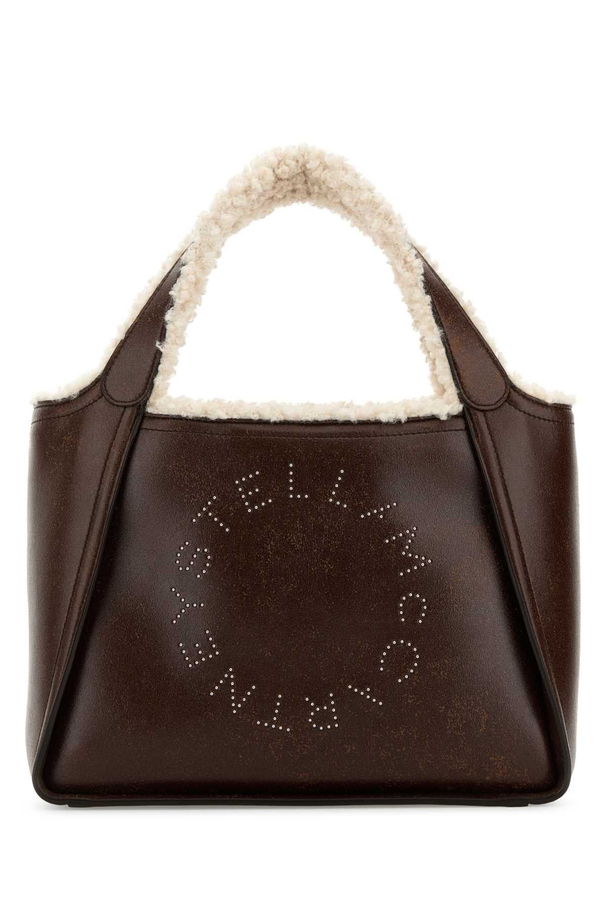 Stella McCartney Brown Alter Mat Small Shopping Bag Size ONE SIZE - 1 Thumbnail
