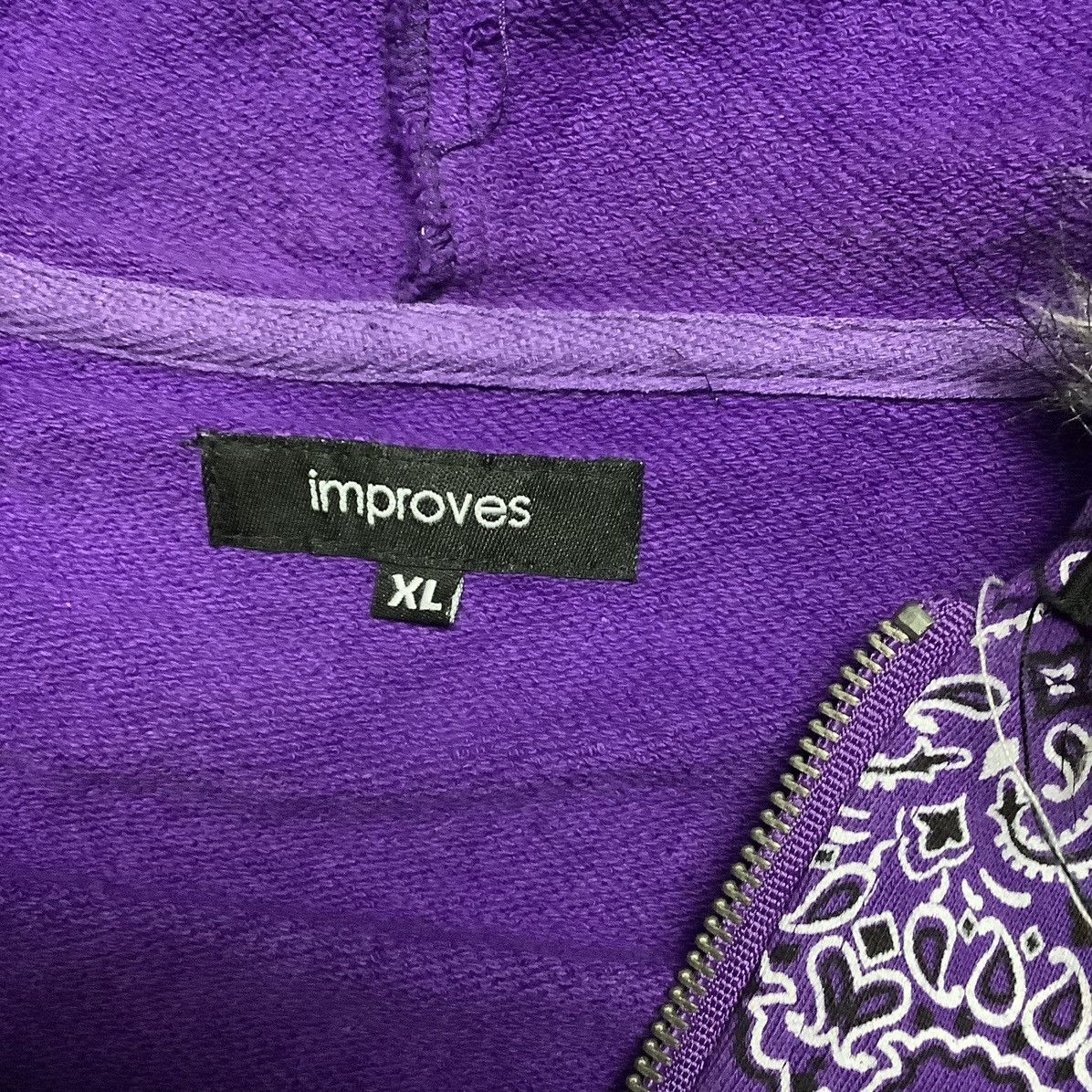 Japanese Brand 💥LASTCALL💥 Improves Bandana Fur Hoodie Size US XL / EU 56 / 4 - 5 Thumbnail