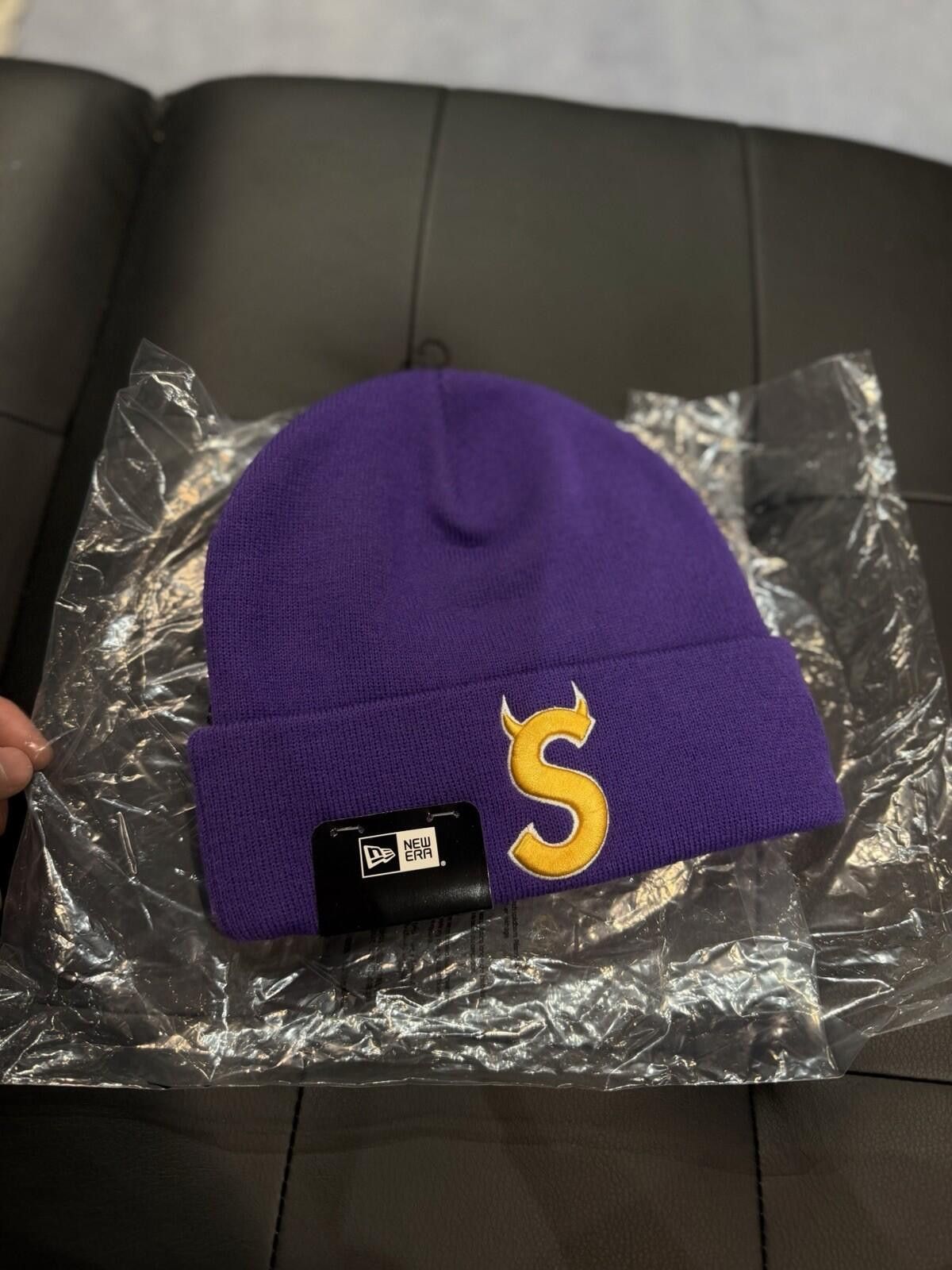 Supreme Supreme New Era Devil S Logo Beanie - Purple- Brand New Size ONE SIZE - 2 Thumbnail