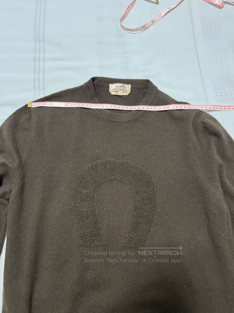Hermes Hermes Embroidered goat wool sweater Size US L / EU 52-54 / 3 - 3 Thumbnail