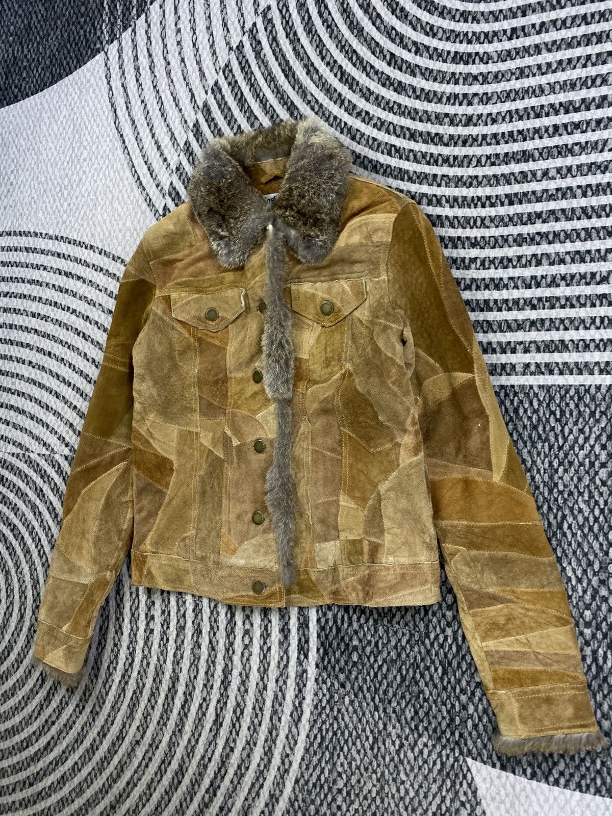 45rpm Vintage Indio Patchwork Leather Jacket Size US S / EU 44-46 / 1 - 4 Thumbnail