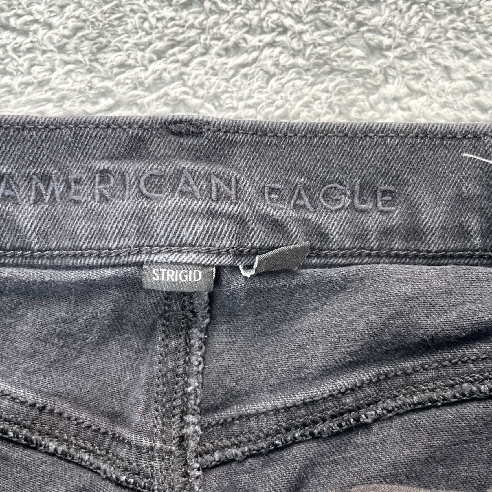 American Eagle Outfitters American Eagle Outfitters Womens Jeans Black Mom Wide Leg Denim Baggy Size 4 Strigid Size 27" / US 4 / IT 40 - 3 Thumbnail