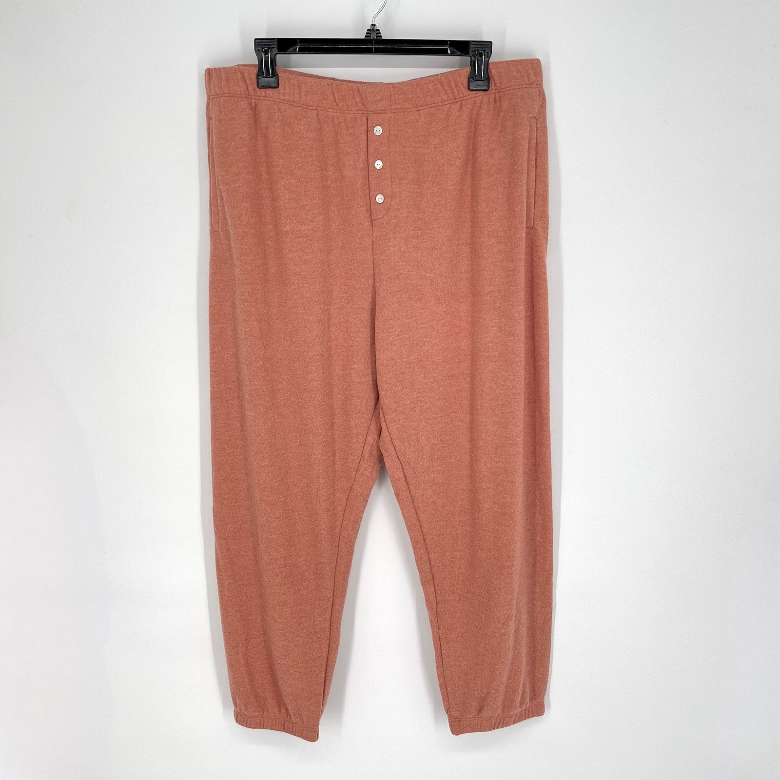DONNI. NEW Sweater Henley Sweatpant XXL Penny Pockets Soft