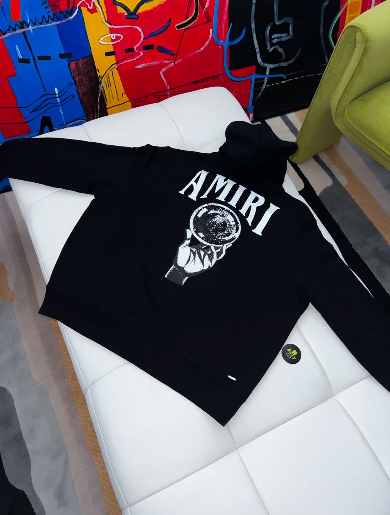 Amiri AMIRI CRYSTAL BALL LOGO hoodie Size US XL / EU 56 / 4 - 1 Thumbnail