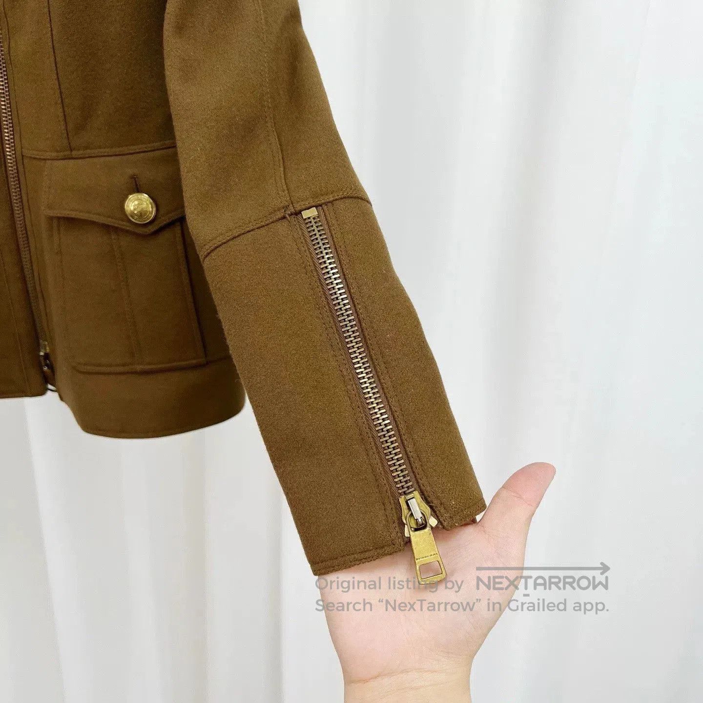 Burberry burberry lambswool collar zip coat. Size S / US 4 / IT 40 - 4 Thumbnail