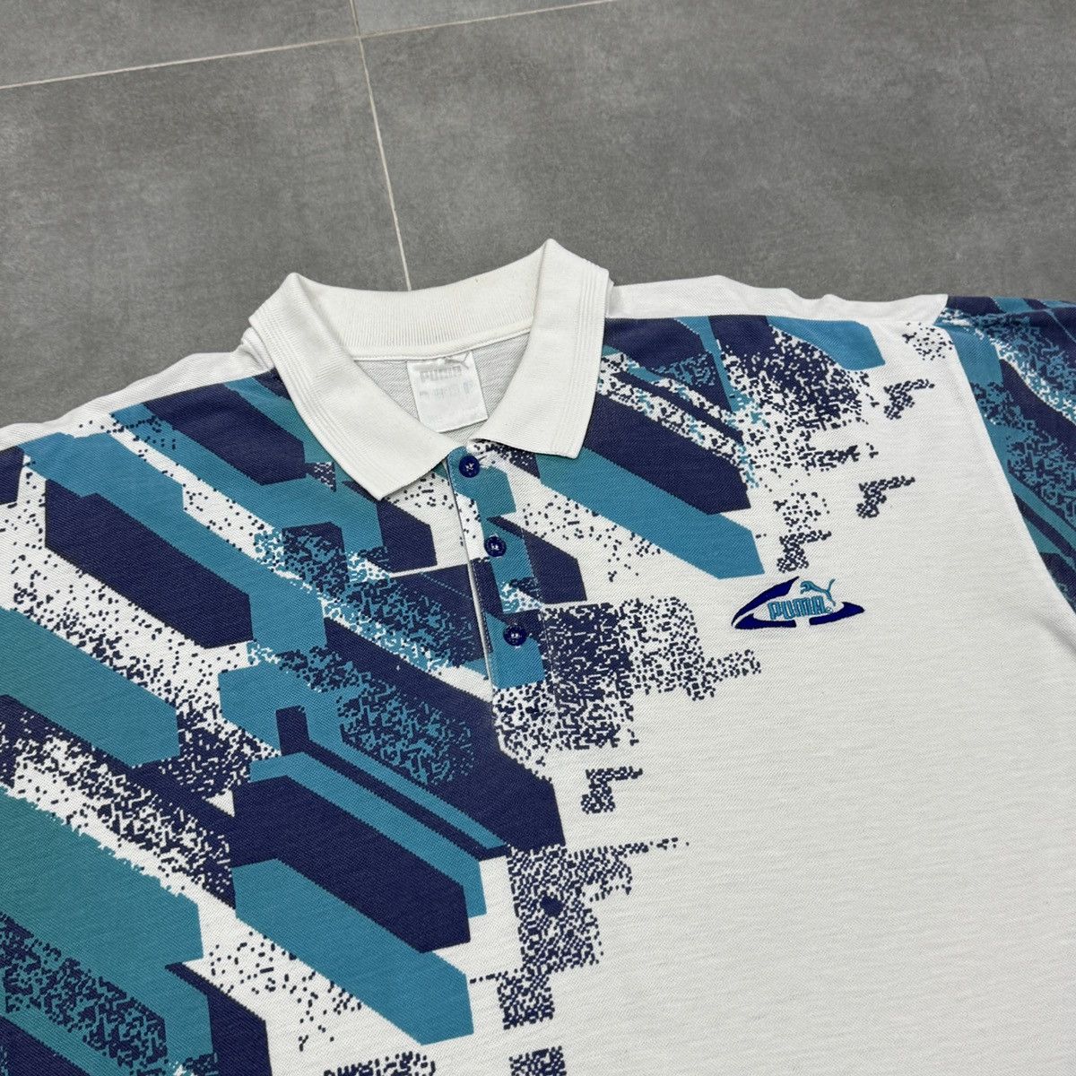 Puma × Vintage Vintage Puma Polo Shirt Size L Size US L / EU 52-54 / 3 - 9 Thumbnail