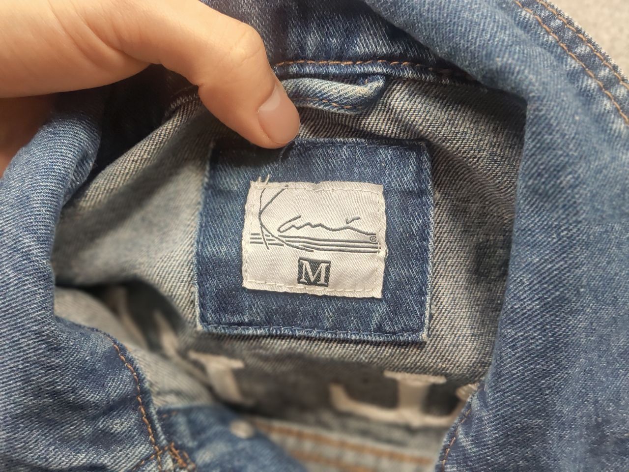 Karl Kani Karl Kani Vintage Logo BLue Button denim Jacket Y2K Style Size US M / EU 48-50 / 2 - 15 Thumbnail