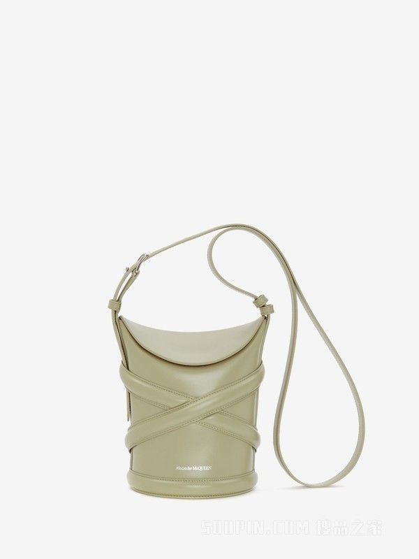 Alexander McQueen o1w1db10925 Size: OS/The Curve in Sage Green Size ONE SIZE - 1 Thumbnail