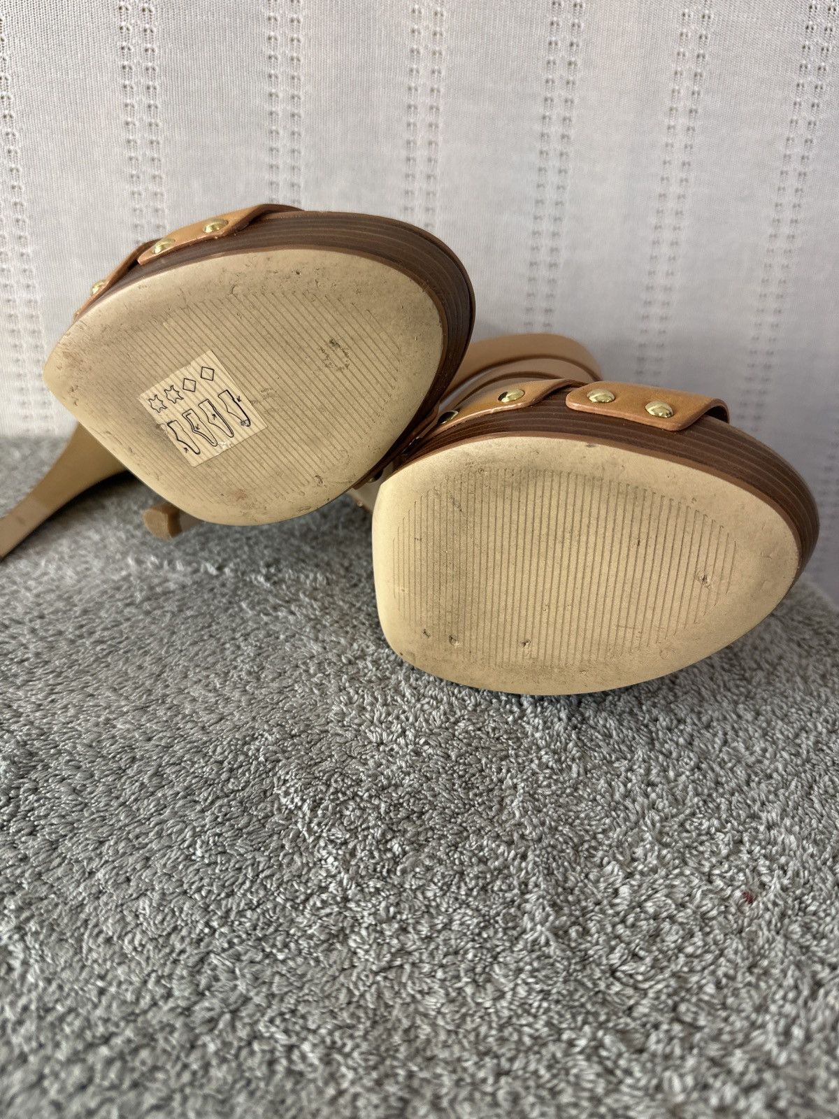 Michael Kors MICHAEL Kors Somerly Leather Mule Pump Brown Studded Size US 9 / IT 39 - 6 Thumbnail