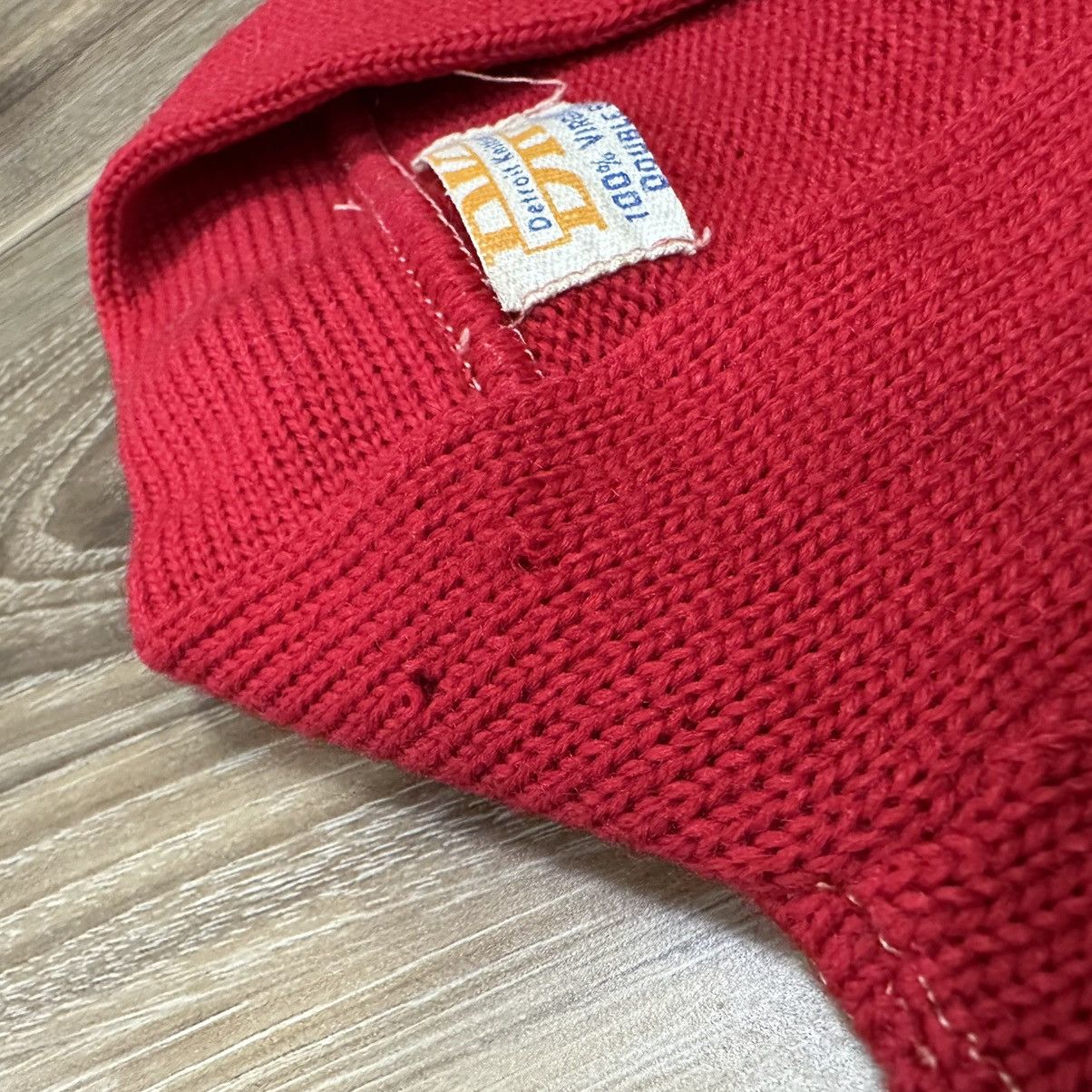 Vintage Vtg 50s Detroit Knitting Mills Wool SPP Letterman Cardigan Size M / US 6-8 / IT 42-44 - 11 Thumbnail