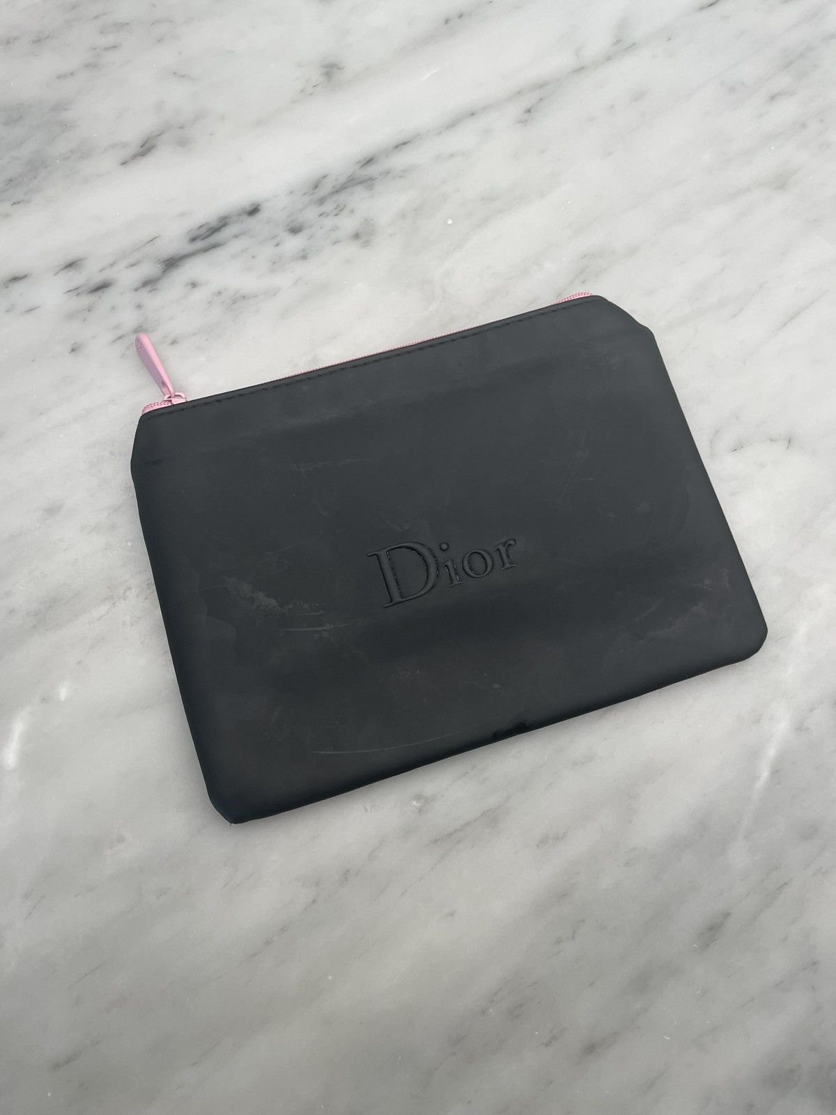Dior Black Dior beauty cosmetic bag pouch with big logo Size ONE SIZE - 1 Thumbnail