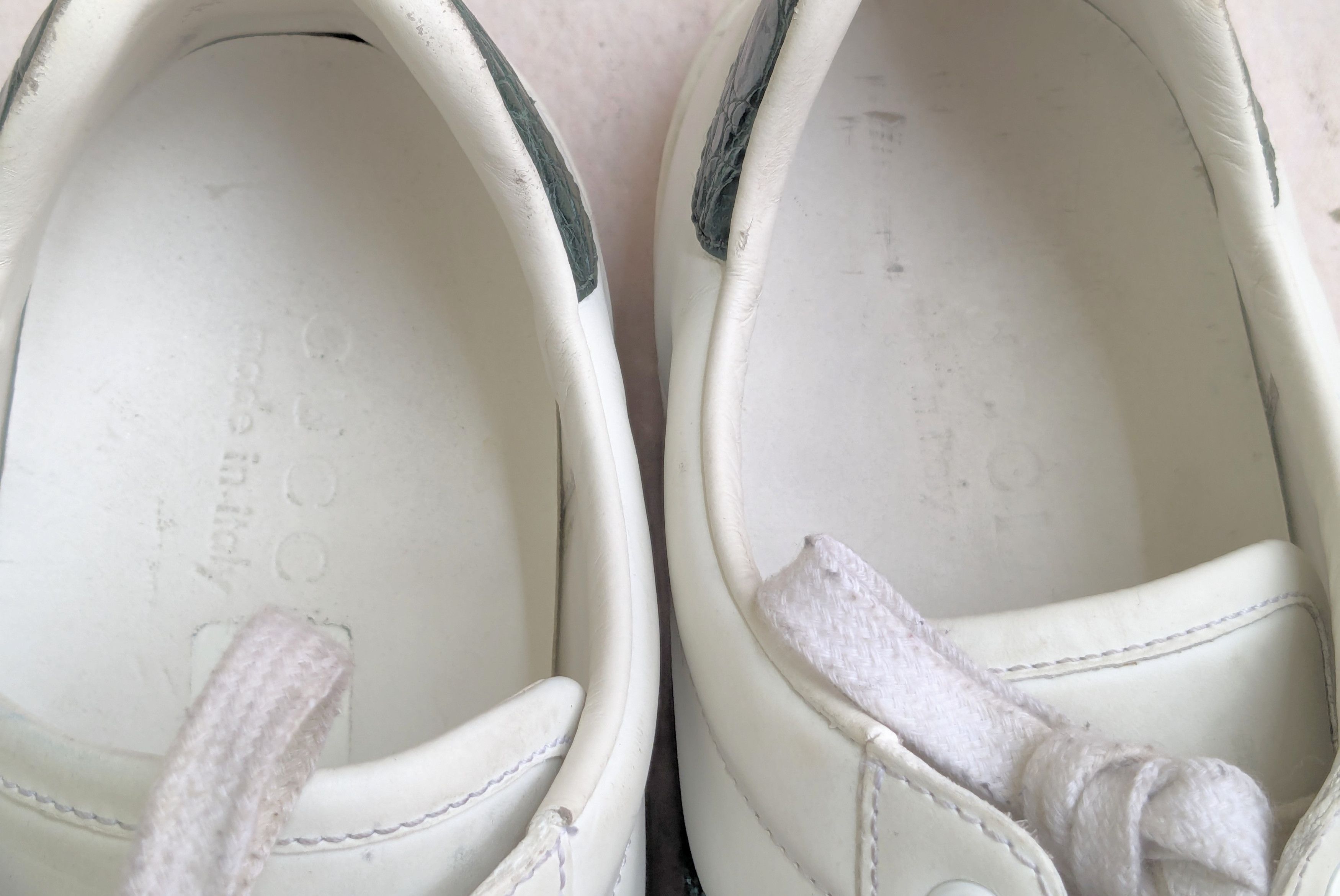 Gucci Gucci Ace Sneakers White Low Tops 7 Leather Size US 7 / EU 40 - 7 Thumbnail
