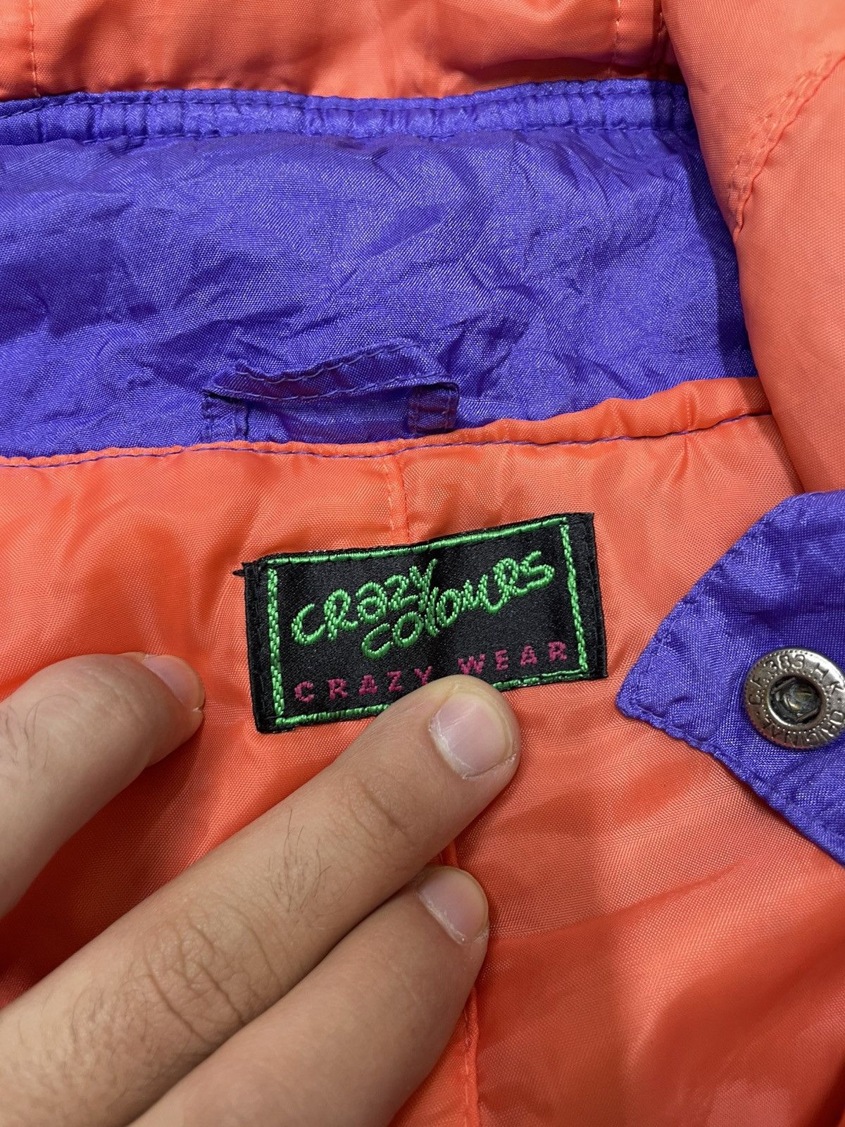 Japanese Brand × Ski-Doo Ultra-Rare Crazy Color Ski Anorak Iconic Color Block Design Size US L / EU 52-54 / 3 - 11 Thumbnail
