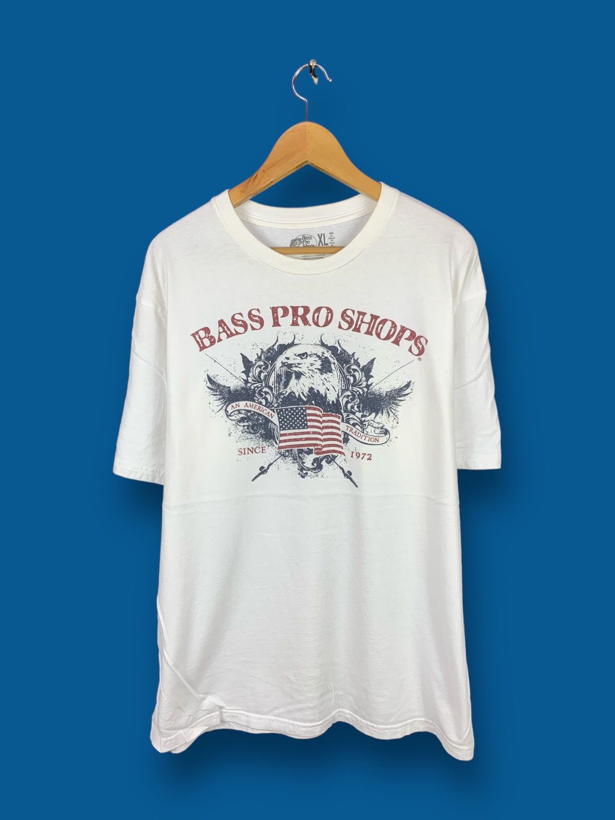 Bass Pro Shops Offer! Bass Pro Shops American Tradition Fishing Gear Tee Size US XL / EU 56 / 4 - 1 Thumbnail