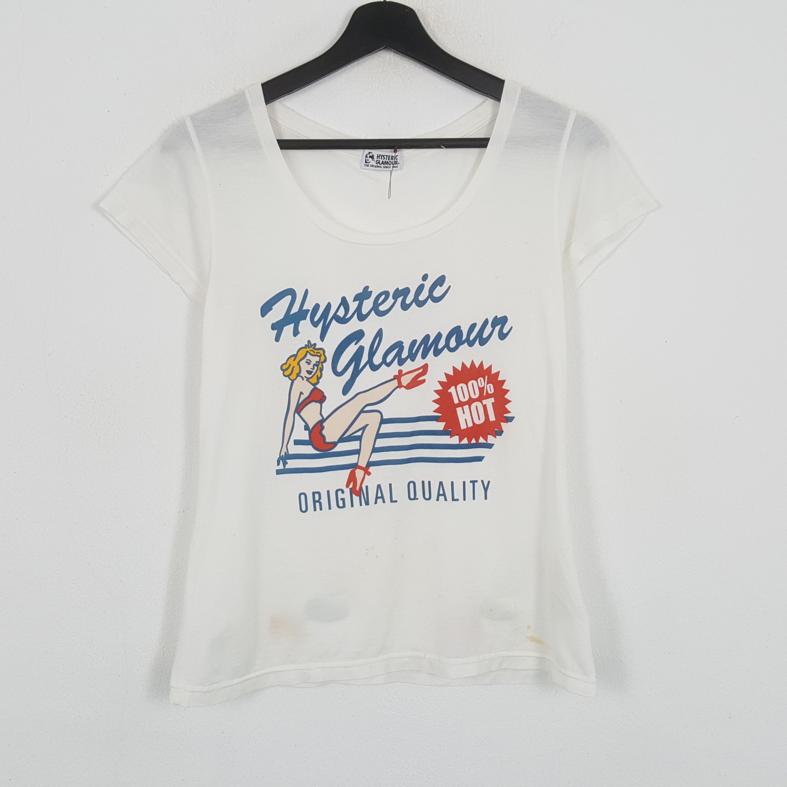 Hysteric Glamour HYSTERIC GLAMOUR Japanese Brand Streetwear Tshirt Size XS / US 0-2 / IT 36-38 - 1 Thumbnail