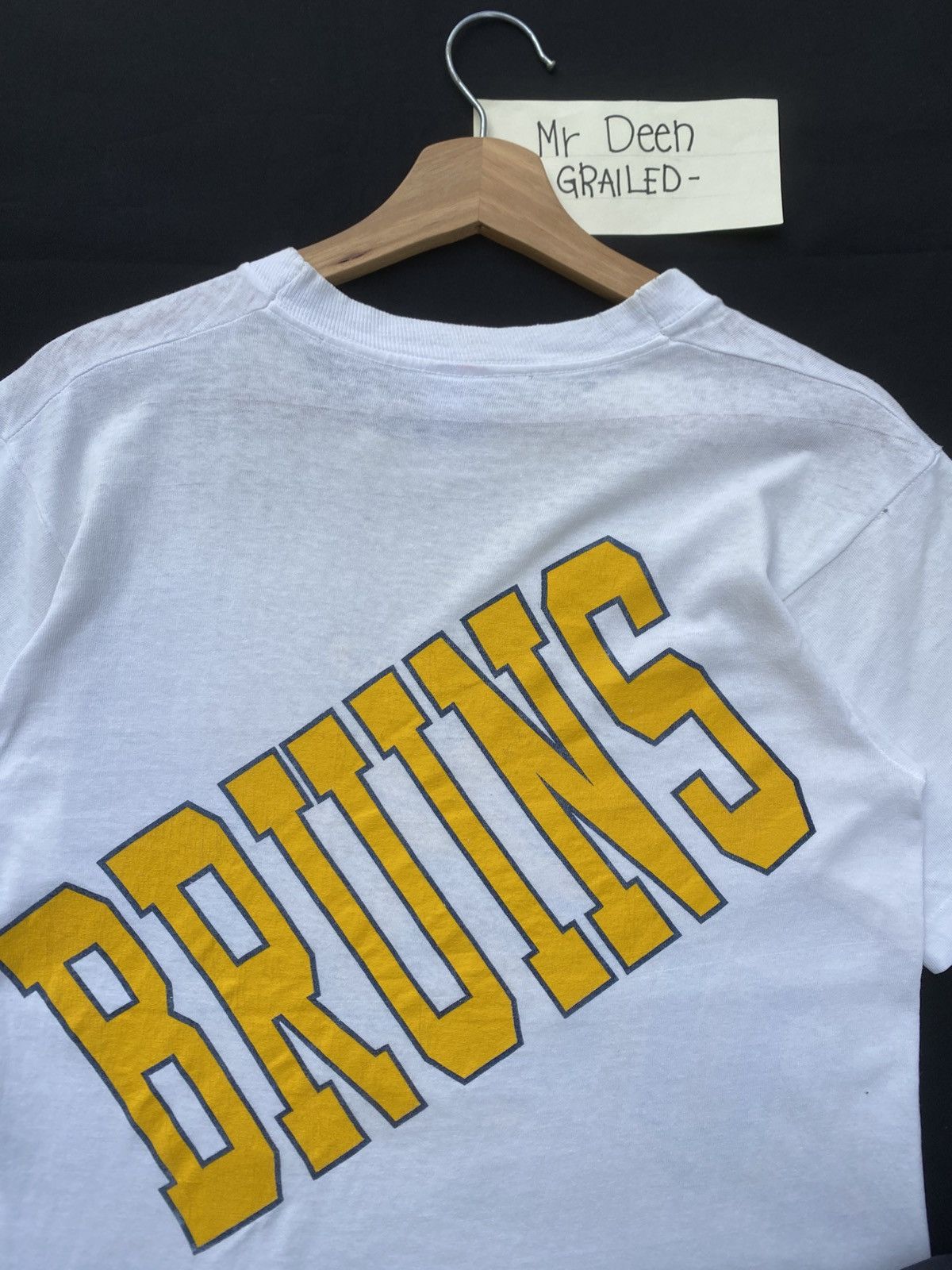 Vintage Rare Vintage 90s UCLA Bruins Spellout Tshirt Size US S / EU 44-46 / 1 - 18 Thumbnail