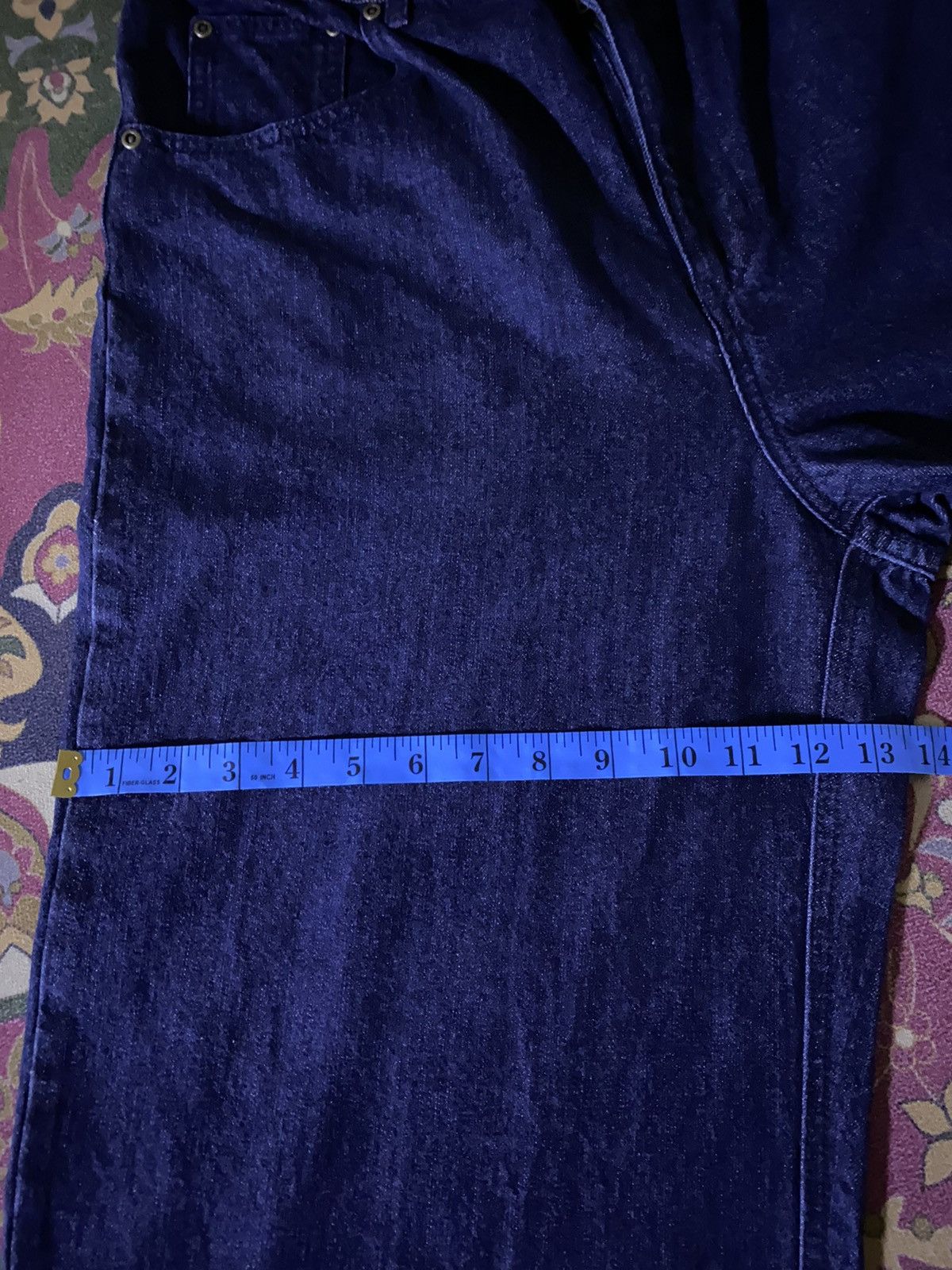 Ecko Unltd. Vintage Japanese Brand Antiqua Super Baggy Jnco Style Denim Size US 32 / EU 48 - 16 Thumbnail