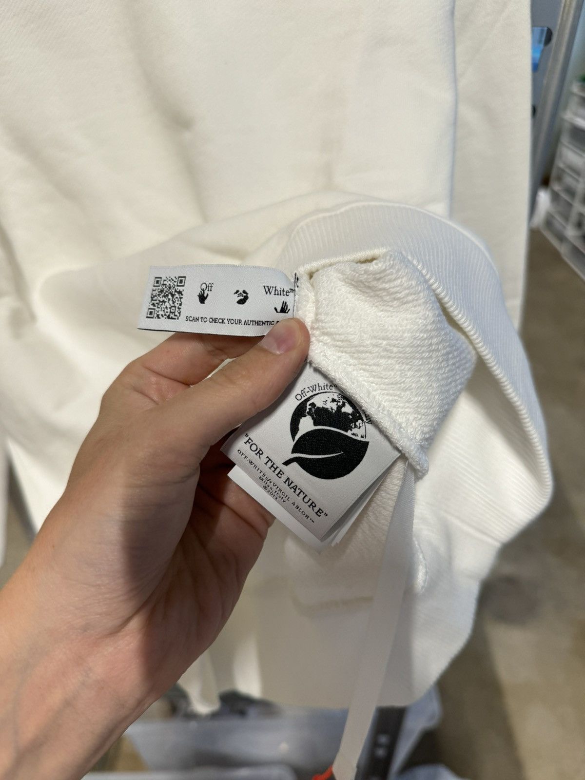 Off-White Off-White Logo Sweatshirt NEW 650$ Size US S / EU 44-46 / 1 - 6 Thumbnail