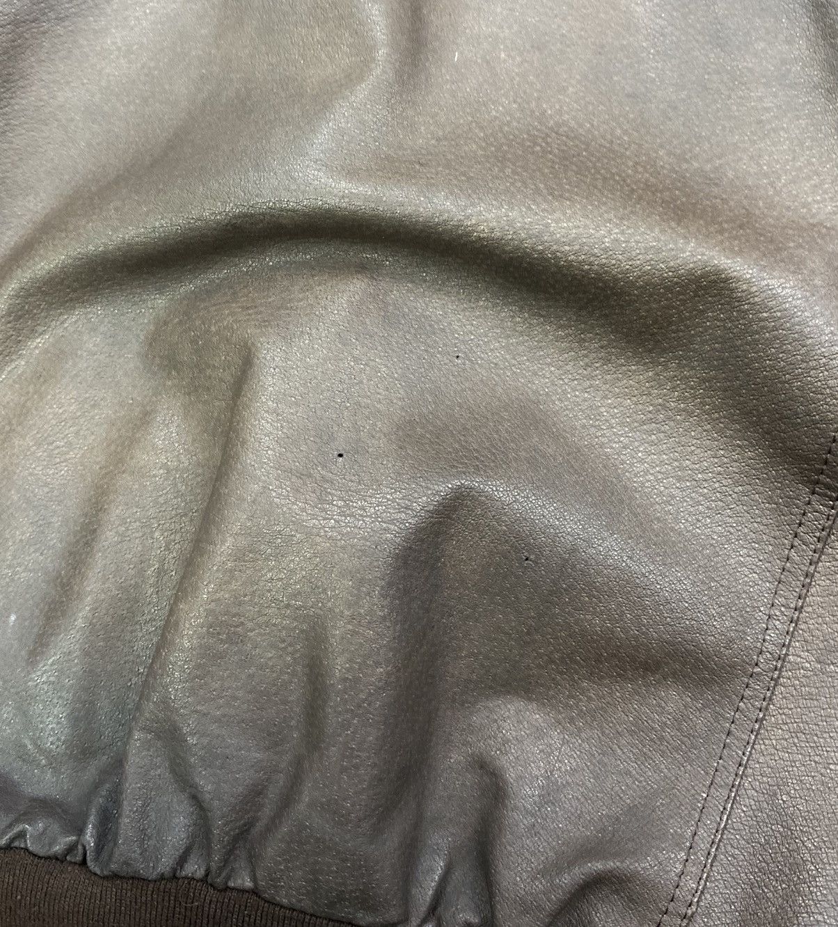 Japanese Brand Vintage leather bomber jacket avant garde cropped brown Size US L / EU 52-54 / 3 - 7 Thumbnail