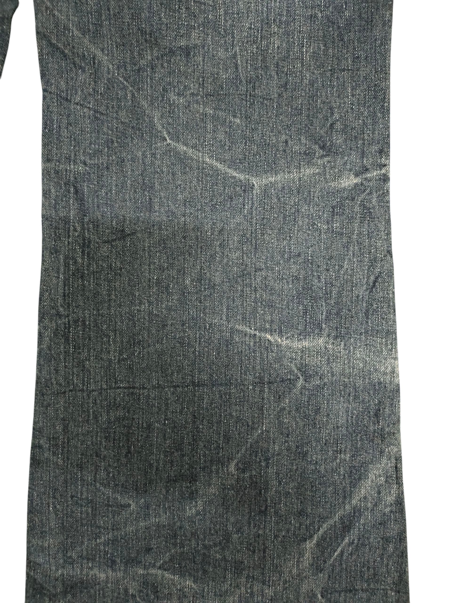 Tornado Mart Japanese Brand The Vintage Clawmark Distress Flare Jeans Size US 32 / EU 48 - 4 Thumbnail