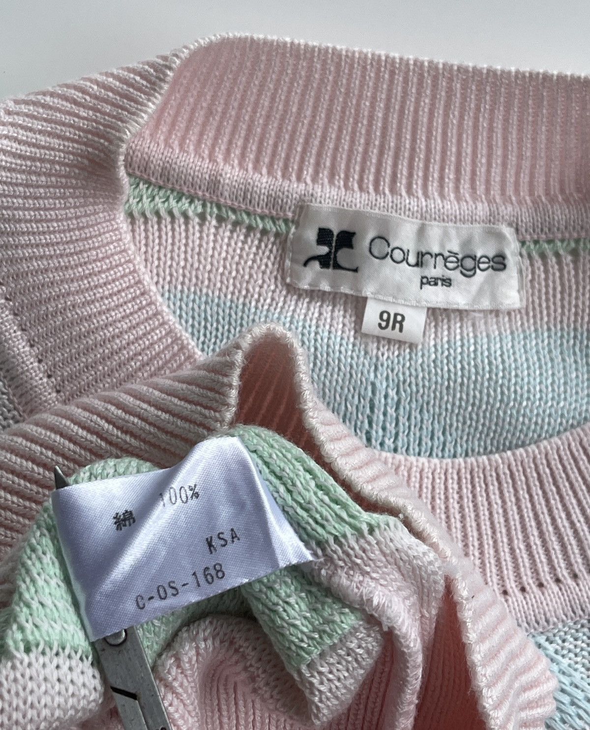 Courreges Courreges Knitted Top Jumper Shirt Size S / US 4 / IT 40 - 7 Thumbnail