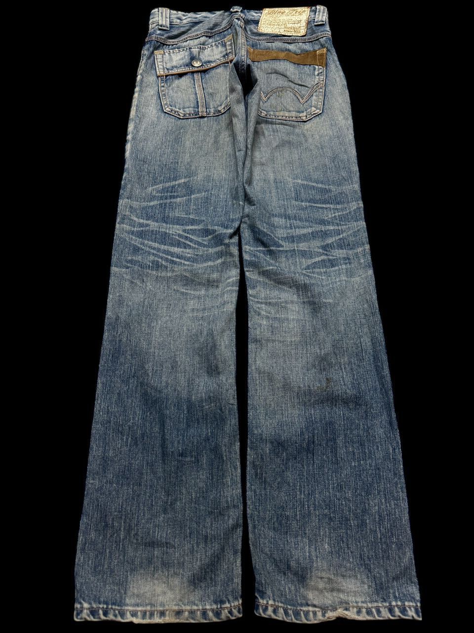 Edwin 💥Insane💥90s Style Edwin Blue Trip Rusty Mudwash Bushpants Size US 29 - 3 Thumbnail