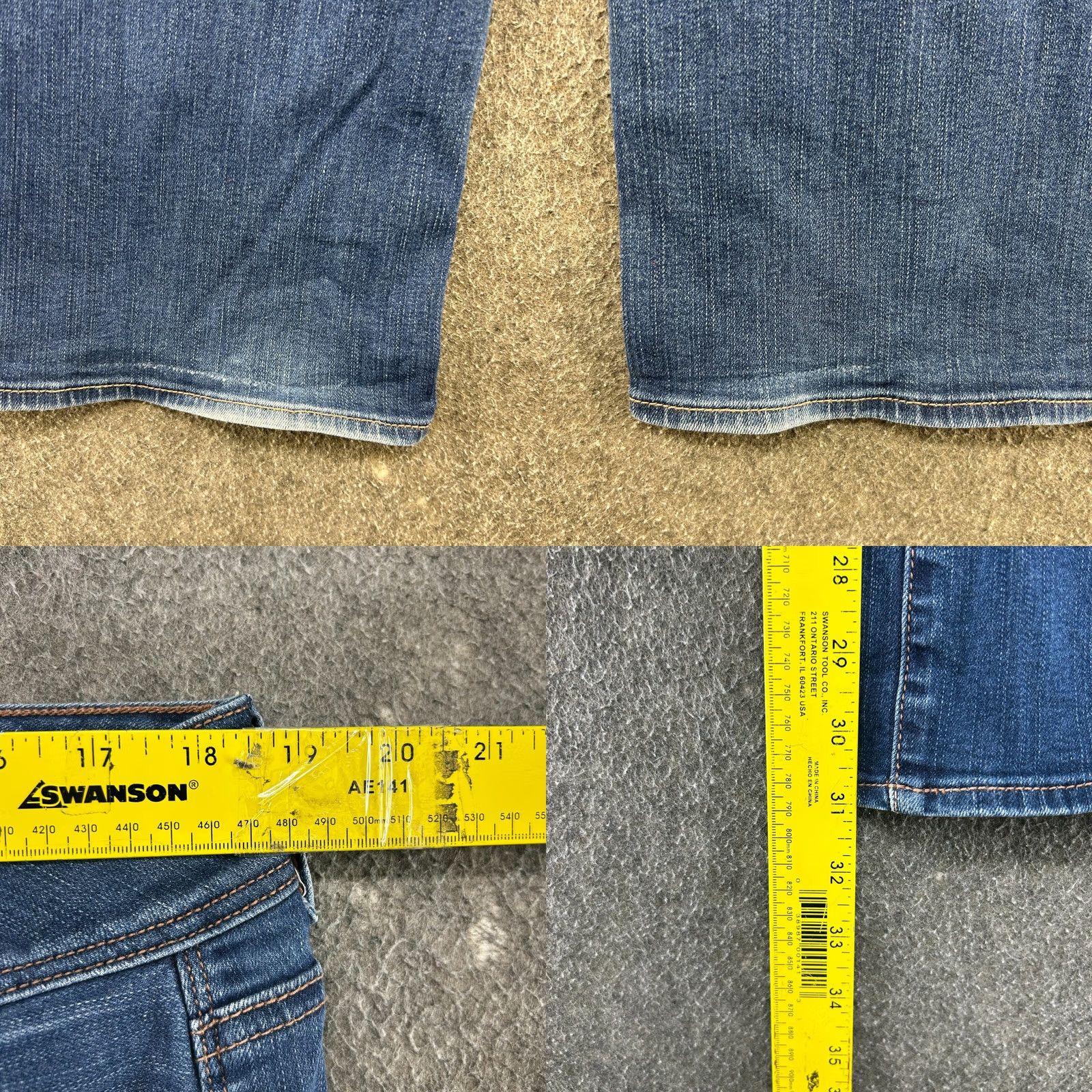 American Eagle Outfitters American Eagle Outfitters Jeans Womens 16 Blue Bootcut Distressed Stretch Regular 31in Inseam Size 38" / US 16 / IT 52 - 8 Thumbnail