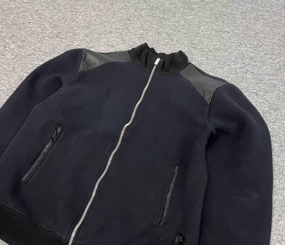 Fendi Fendi Leather Panel Shoulder Zip-Up Jacket J16 Size US M / EU 48-50 / 2 - 4 Thumbnail