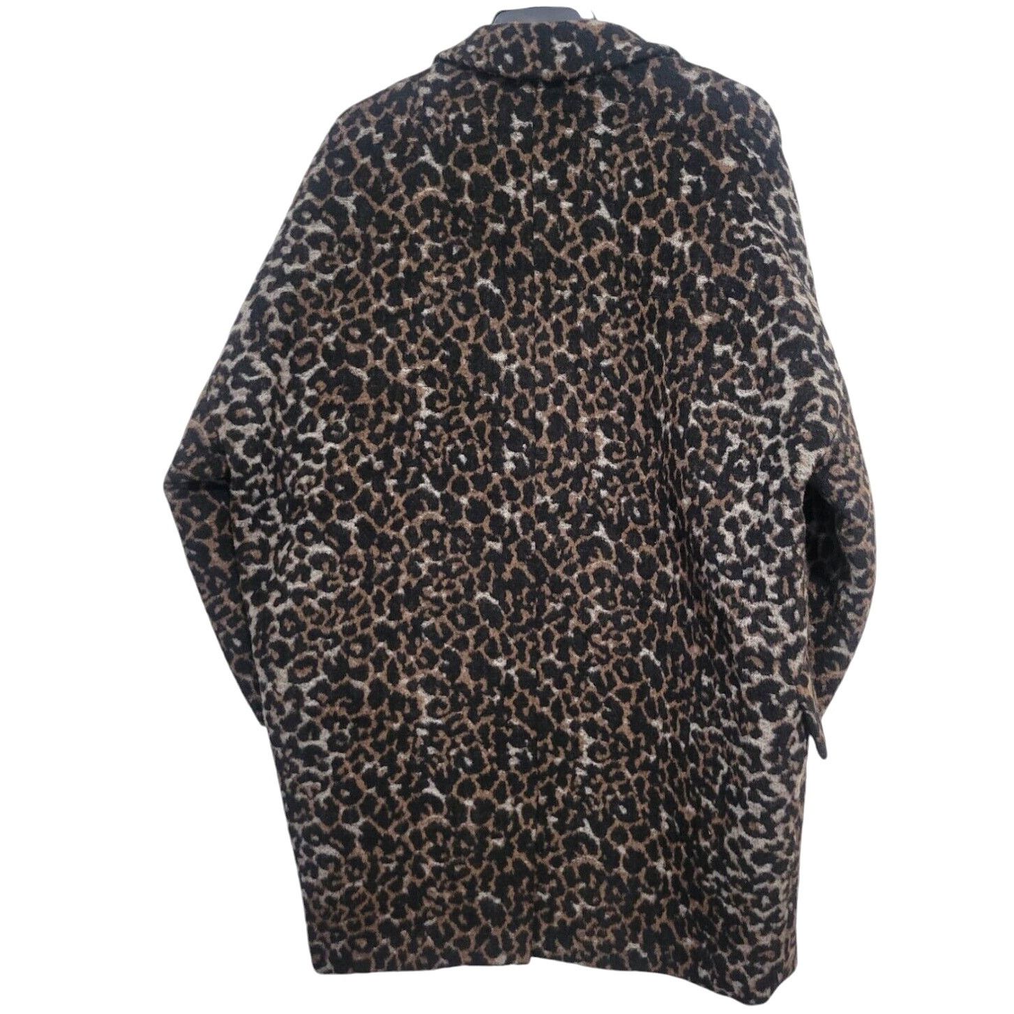 Coach COACH WOOL LEOPARD PRINT Wool Blend DOUBLE BREASTED COAT L Size L / US 10 / IT 46 - 3 Thumbnail