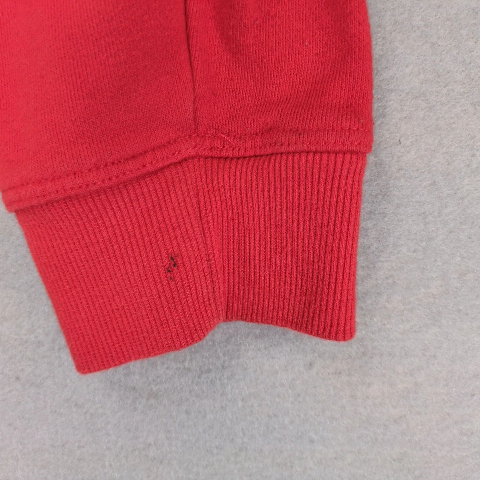 Calvin Klein Calvin Klein Performance Red Pullover Crop Hoodie Sweatshirt Size L / US 10 / IT 46 - 5 Thumbnail