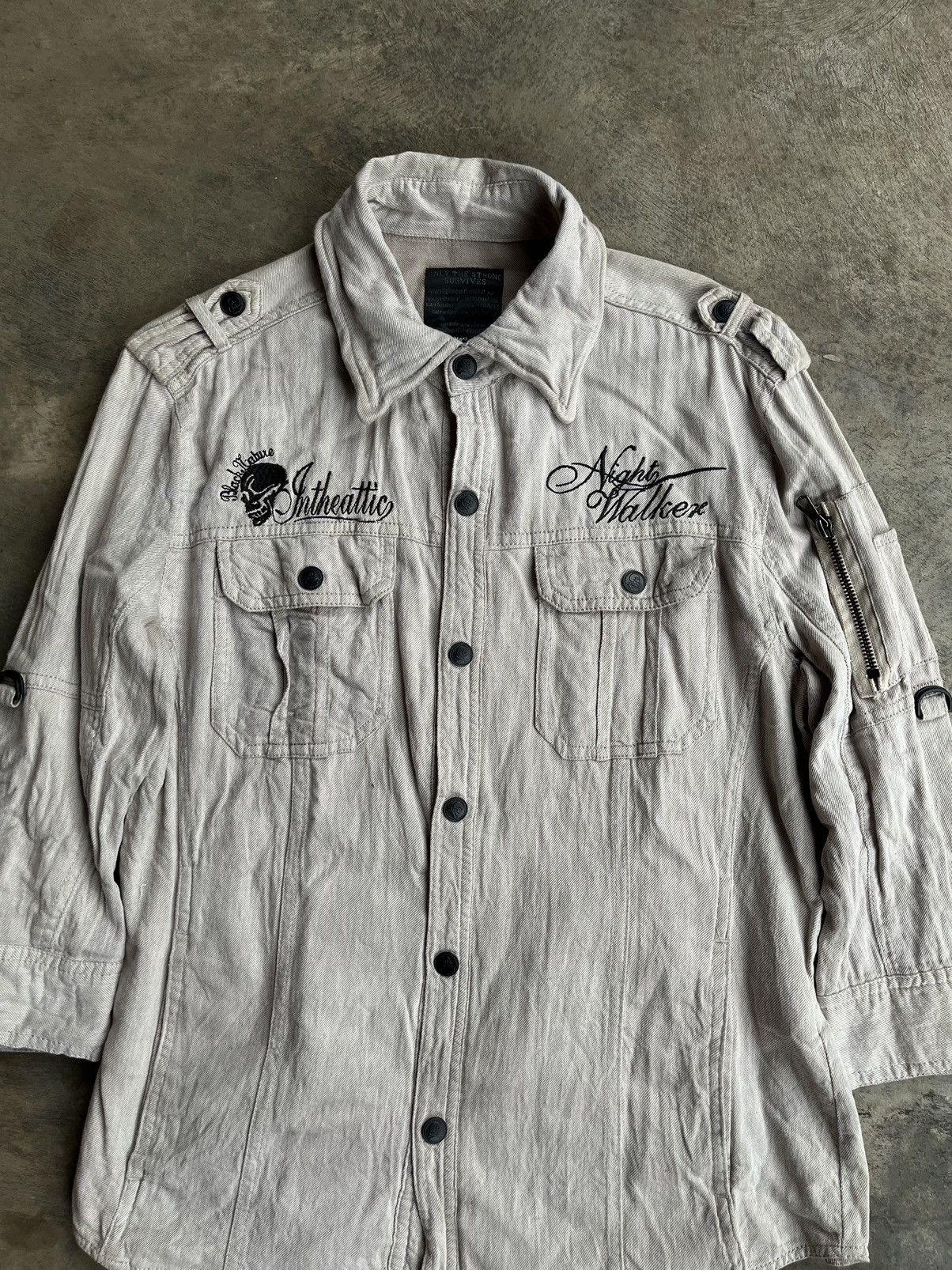 In The Attic JAPANESE IN THE ATTIC GOTHIC SEDITIONARIES PUNK STYLE ROCKER Size US L / EU 52-54 / 3 - 4 Thumbnail