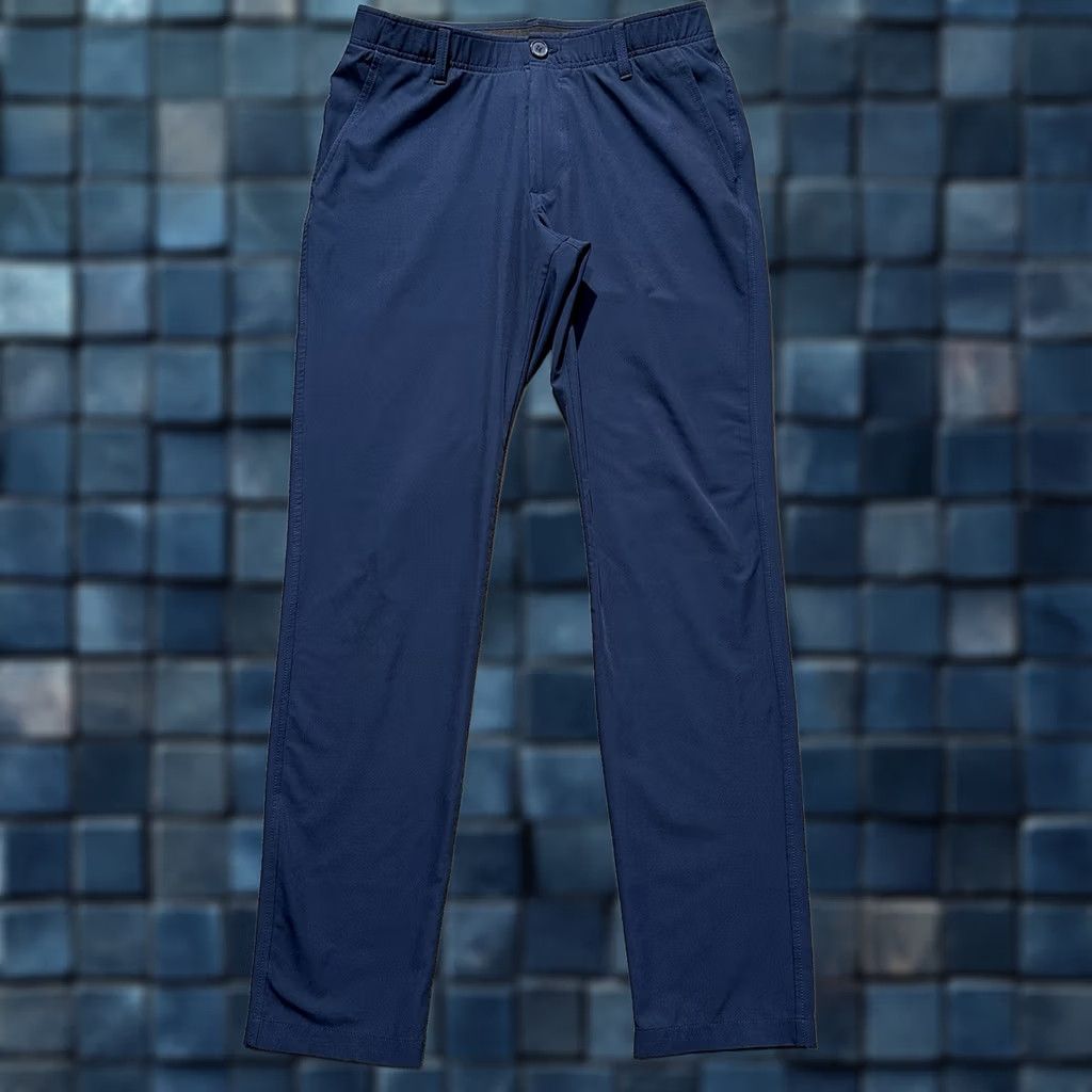 Under Armour Under Armour Golf Pants Mens 34x34 Blue Stretch Khakis Regular Inseam 34 EUC Size US 34 / EU 50 - 1 Thumbnail