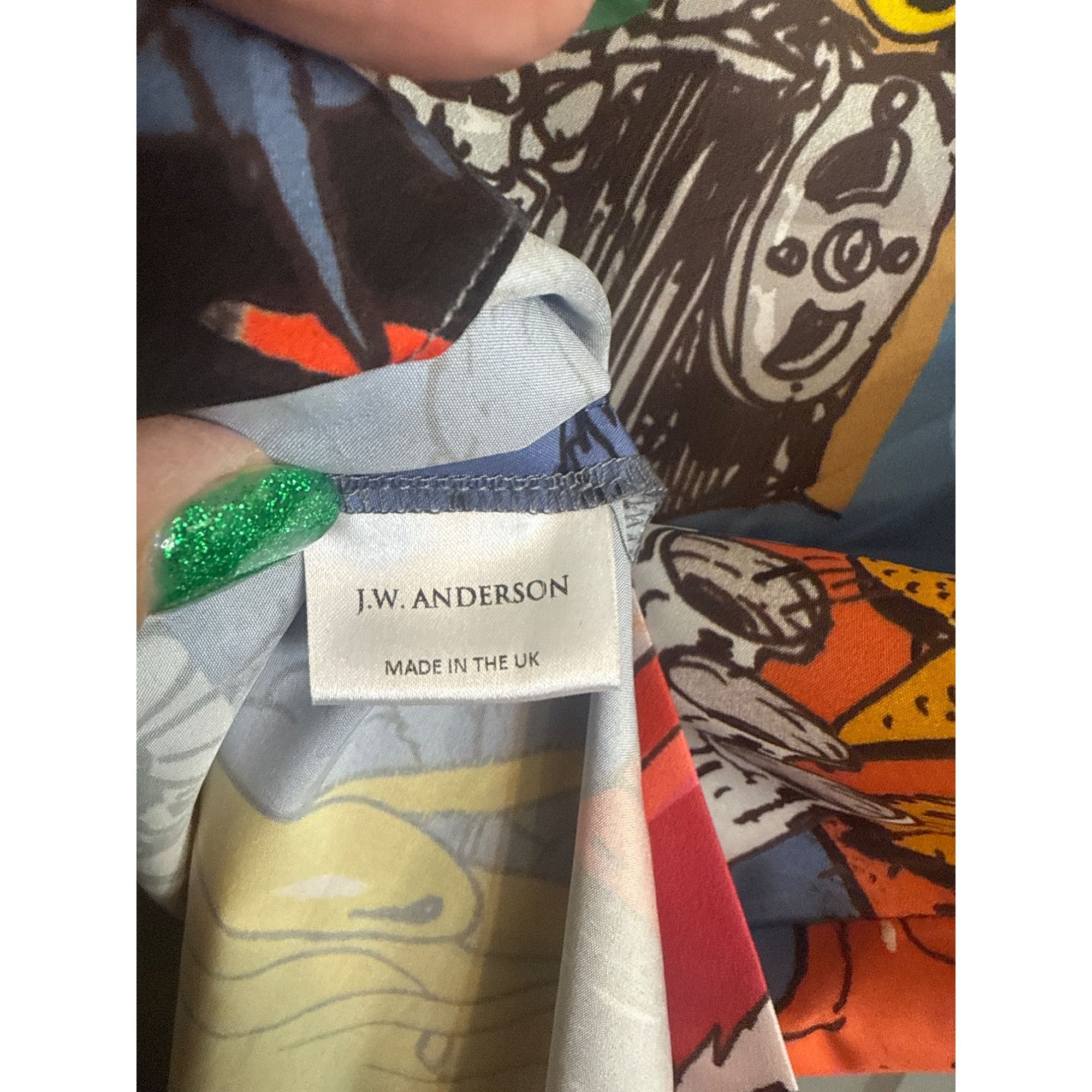 JW Anderson J.W. Anderson Comic Print Sleeveless Dress L UK 12 US 8 Bol Size M / US 6-8 / IT 42-44 - 4 Thumbnail