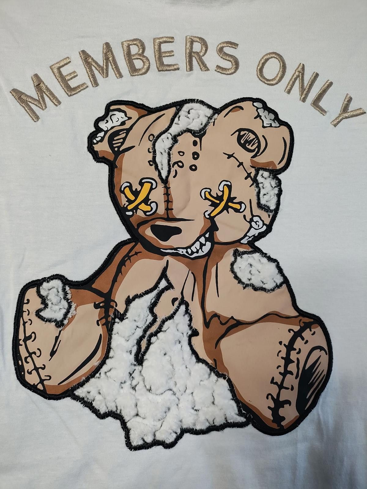 Members Only Members Only White Graphic Bear Print T-Shirt Size US XL / EU 56 / 4 - 8 Thumbnail