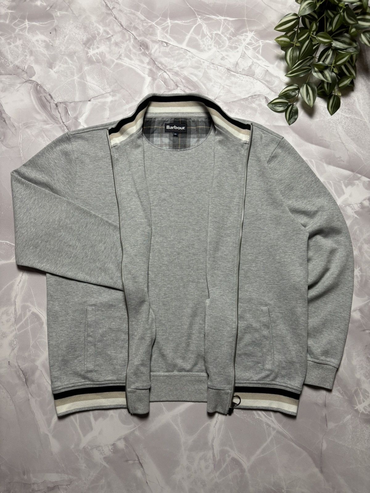 Barbour Barbour Merewood Full Zip Sweatshirt Heather Mens 2XL Size US XXL / EU 58 / 5 - 8 Thumbnail
