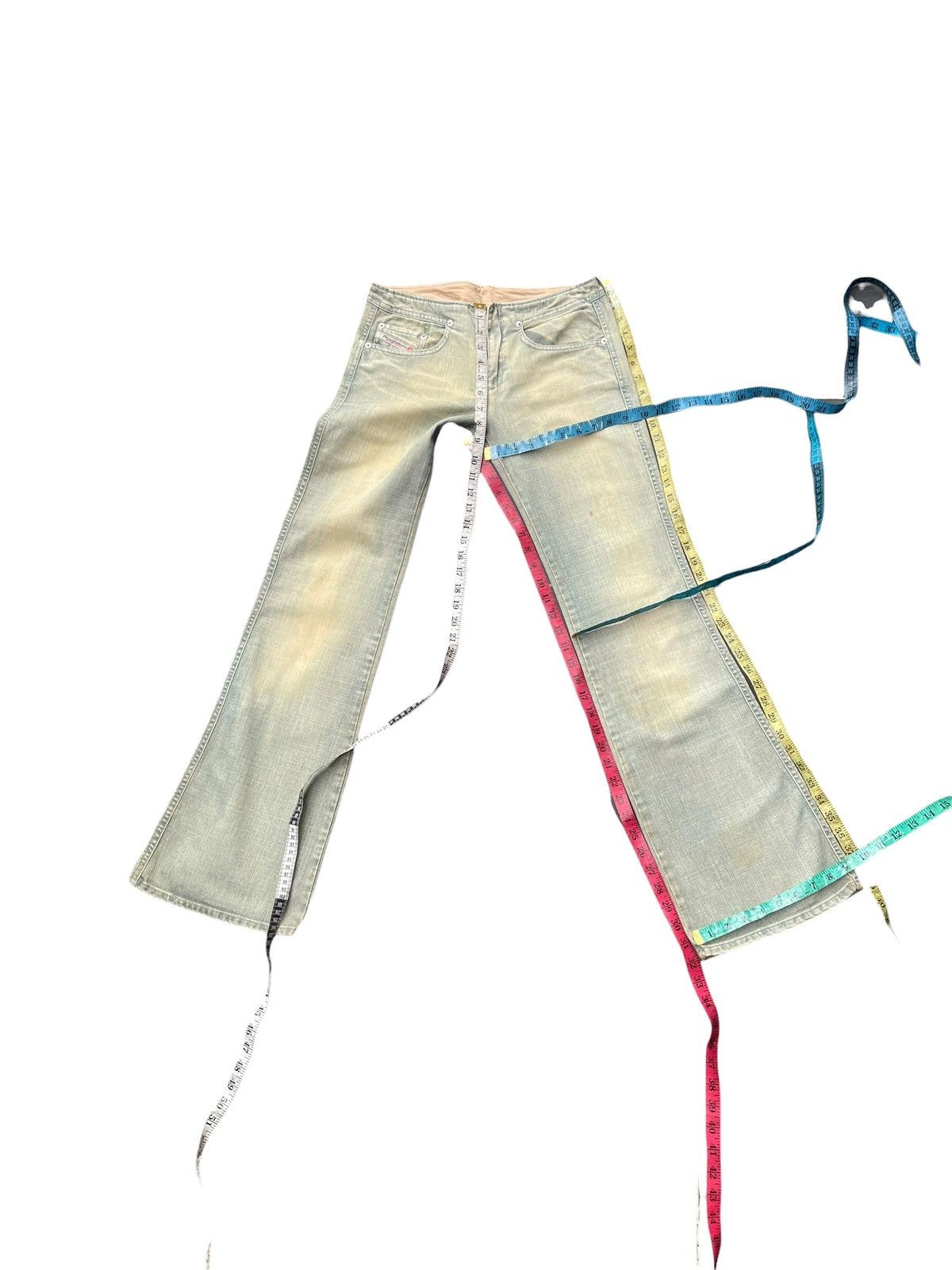 Diesel Vintage Diesel Flare Faded Denim Size 28" / US 6 / IT 42 - 9 Thumbnail