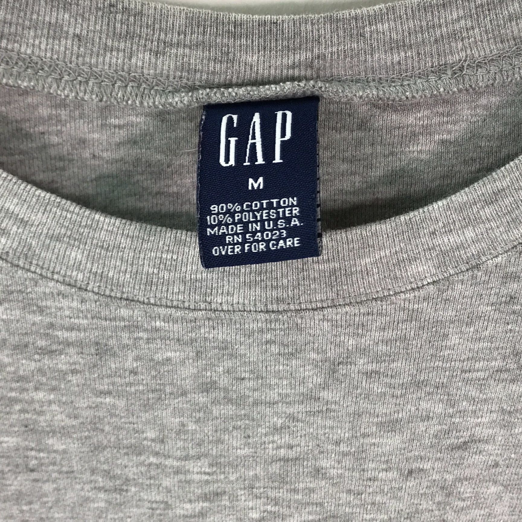 Gap Gap Crew Neck T Shirt Women Medium Gray Short Sleeve Pullover Casual 90% Cotton 10% Polyester USA Size M / US 6-8 / IT 42-44 - 3 Thumbnail