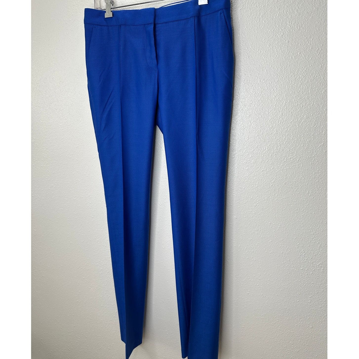 Stella McCartney Stella McCartney Blue Wool Stitch Front Crease Slacks 42 / M Size 30" / US 8 / IT 44 - 2 Thumbnail