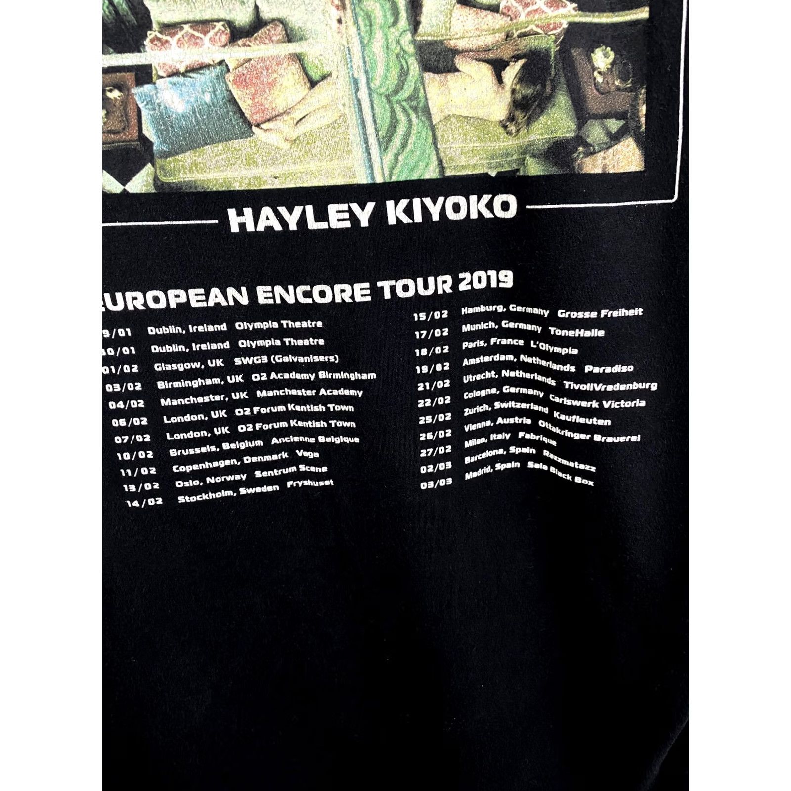 Gildan Hayley Kiyoko American Sexy girl t-shirt rare retro Y2K hype L black Mens T-Shirt Size US L / EU 52-54 / 3 - 5 Thumbnail