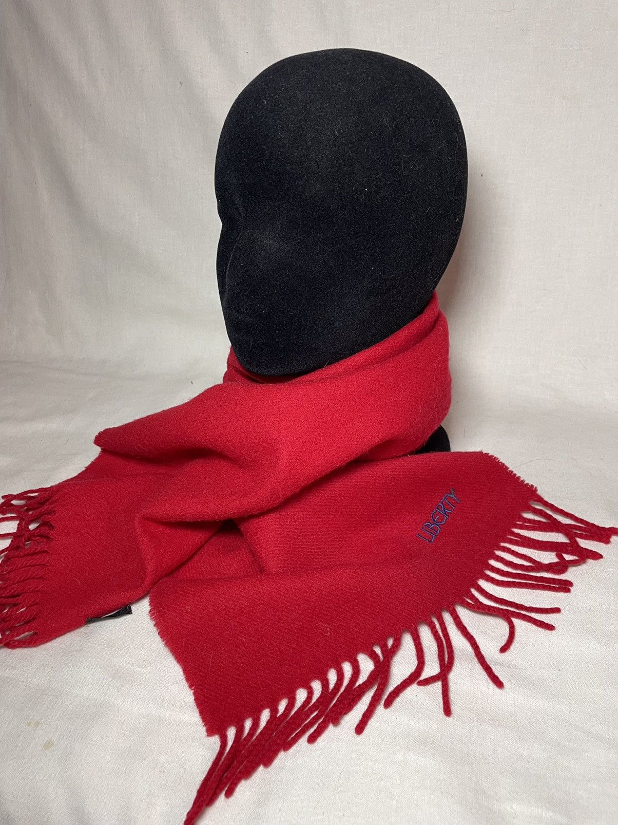 Liberty × Liberty London Liberty red wool scarf Size ONE SIZE - 5 Thumbnail