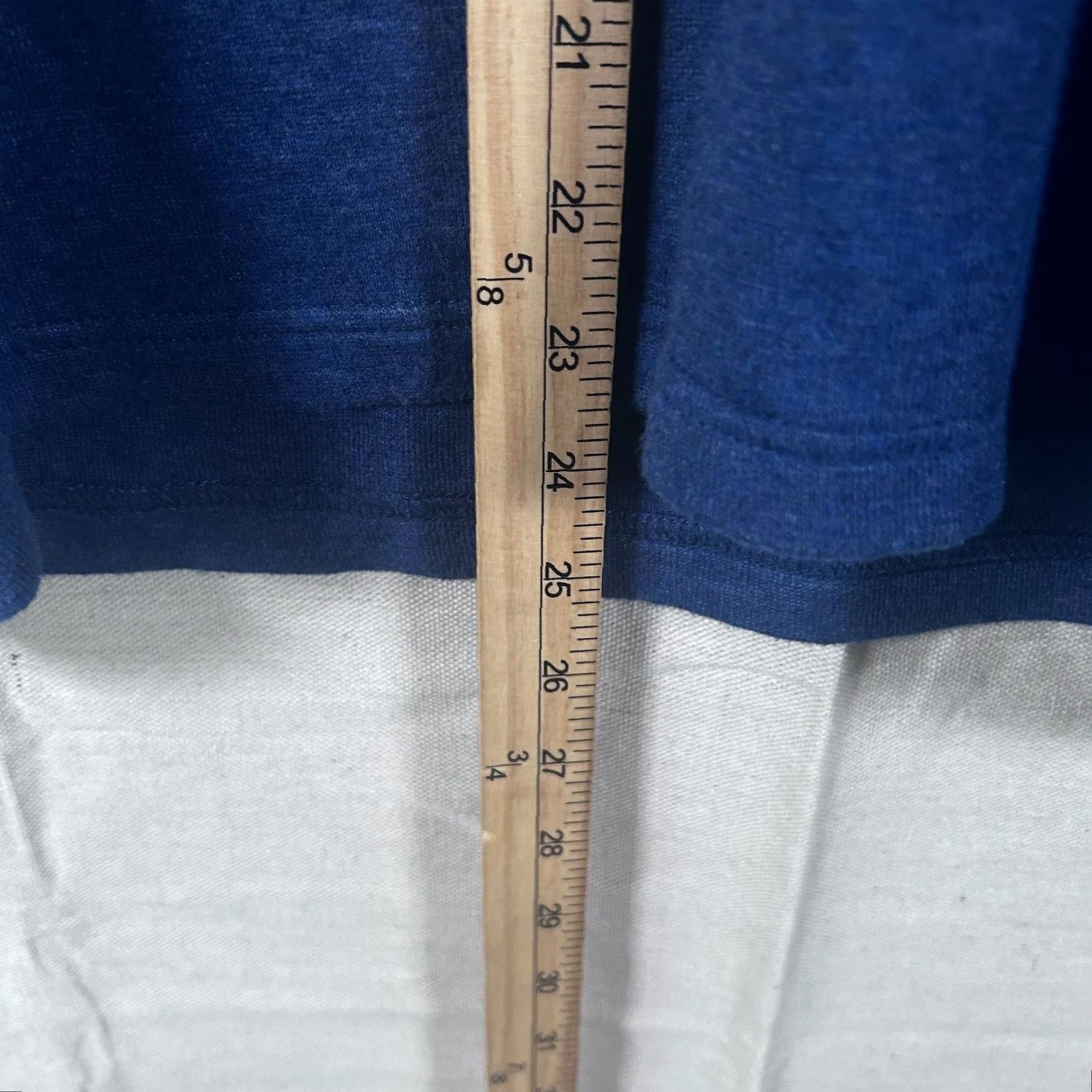 johnnie-O Johnnie-O Mens Large Blue Heathered Quarter Button Mock Neck Pullover Sweater Size US L / EU 52-54 / 3 - 6 Thumbnail