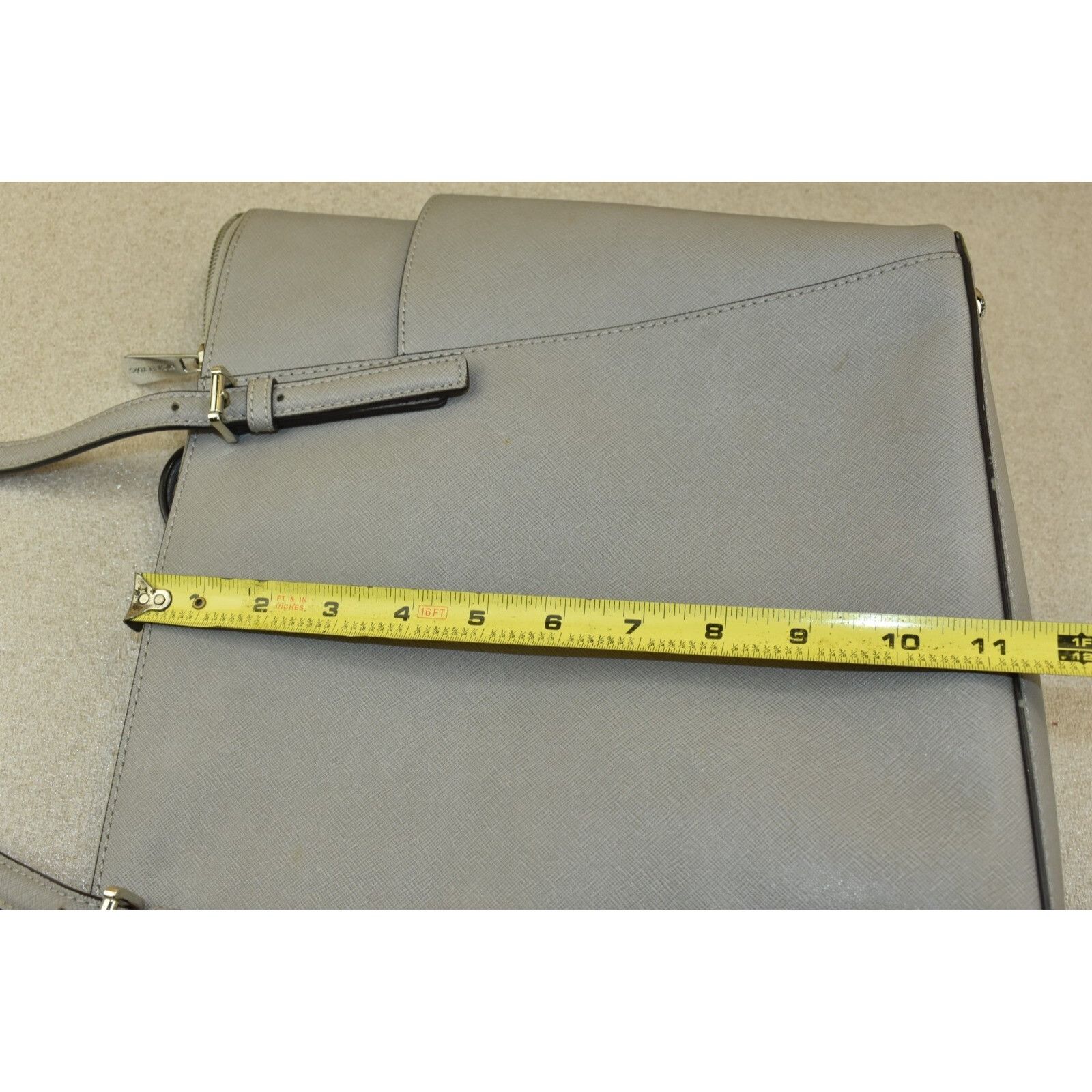 Michael Kors Michael Kors Jet Set Top Zip Tote Saffiano Leather Gray Shou Size ONE SIZE - 16 Thumbnail