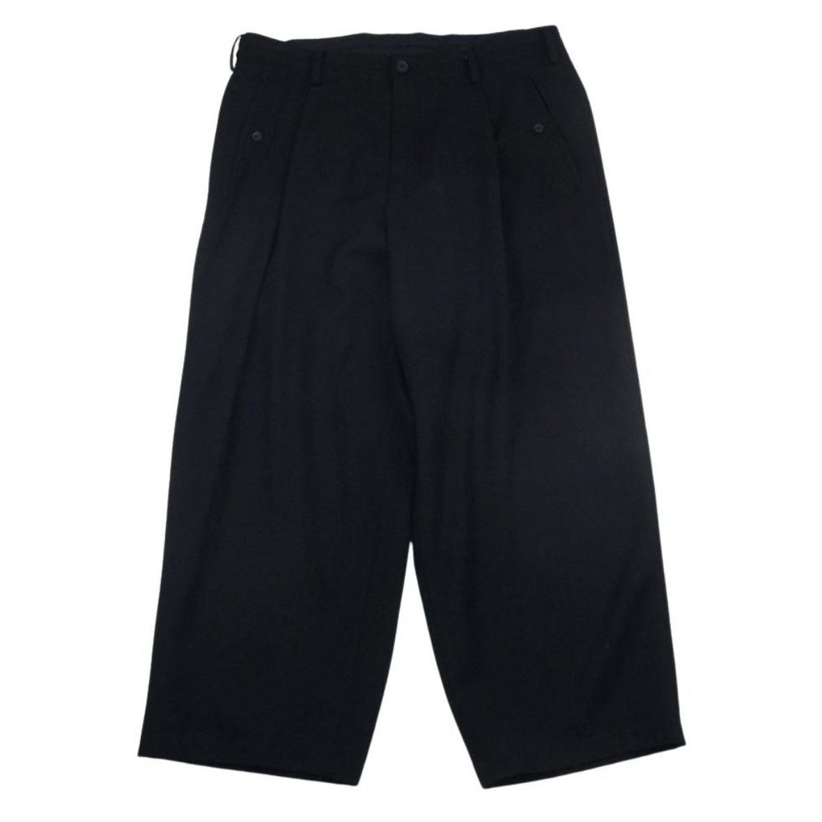 Yohji Yamamoto Yohji Yamamoto Pour Homme 1Tuck Wool Width Pants Size US 30 / EU 46 - 7 Thumbnail