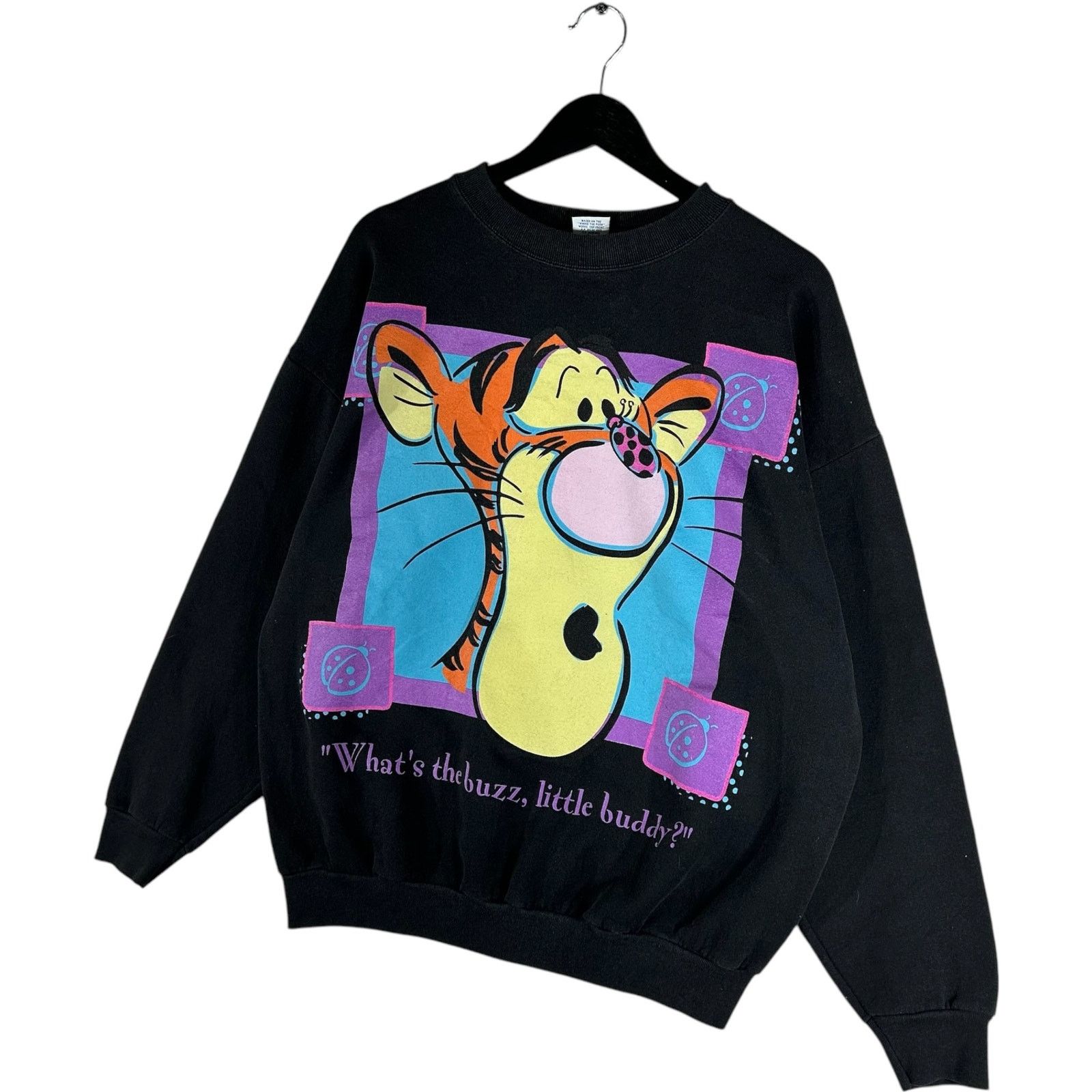 Vintage Vintage Winnie The Pooh Tigger Big Face Quote Crewneck XL Size US XL / EU 56 / 4 - 3 Thumbnail