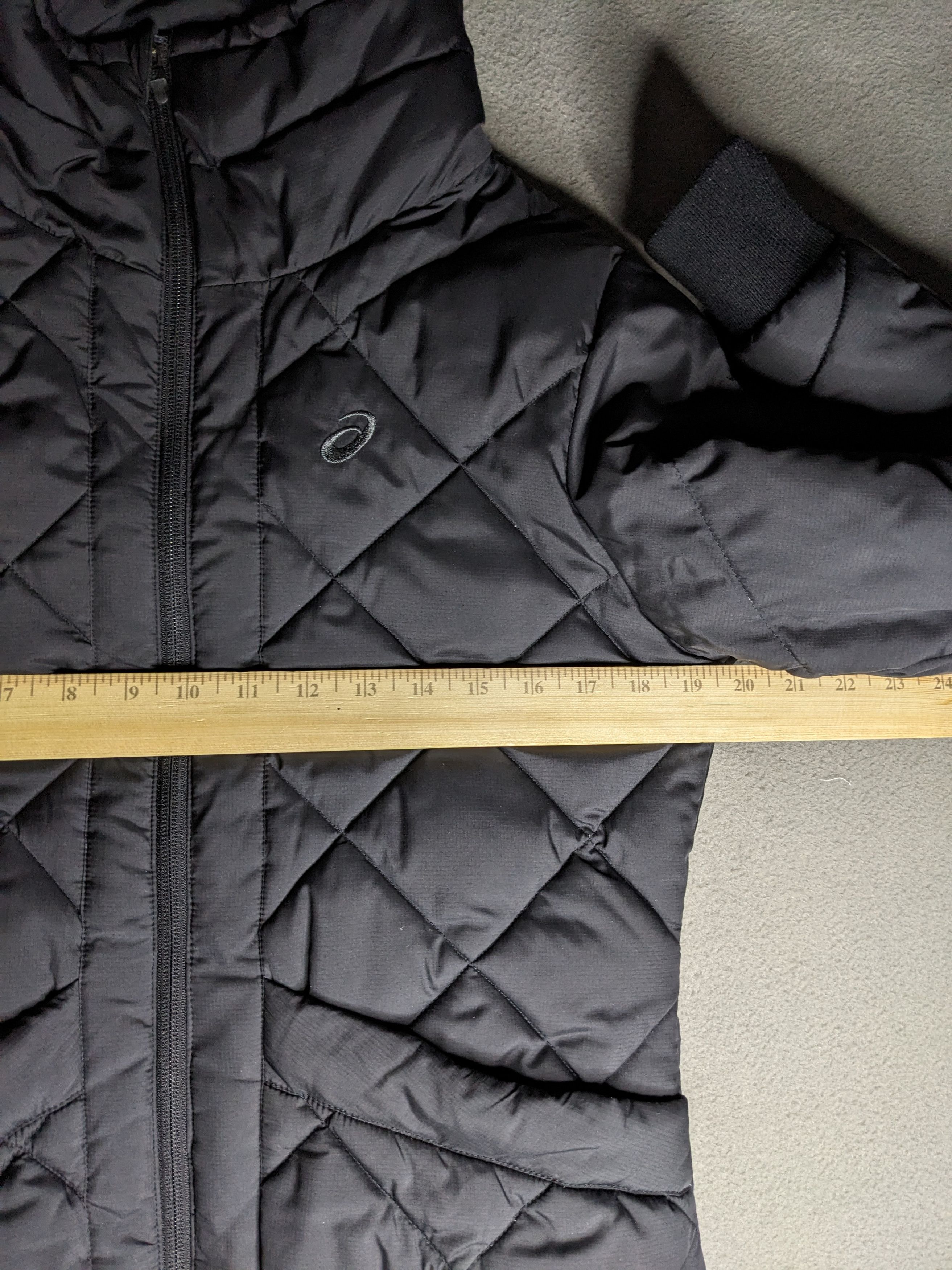 Asics Asics Quilted Puffer Jacket Womens Medium Mock Neck Coat Size M / US 6-8 / IT 42-44 - 13 Thumbnail