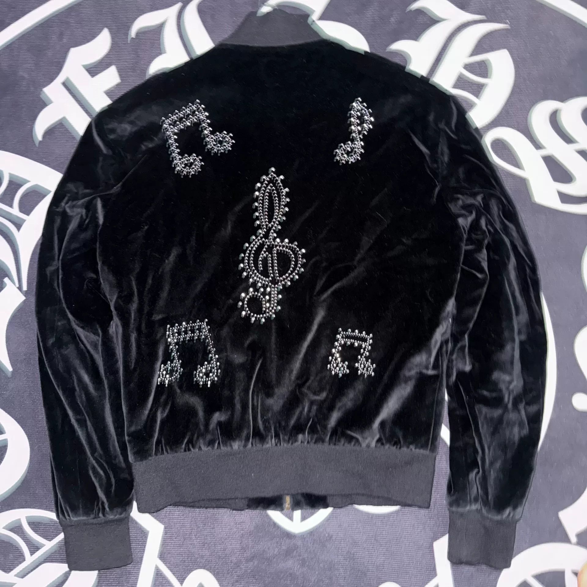 Saint Laurent Paris SLP Black Velvet Note Size US XS / EU 42 / 0 - 1 Thumbnail