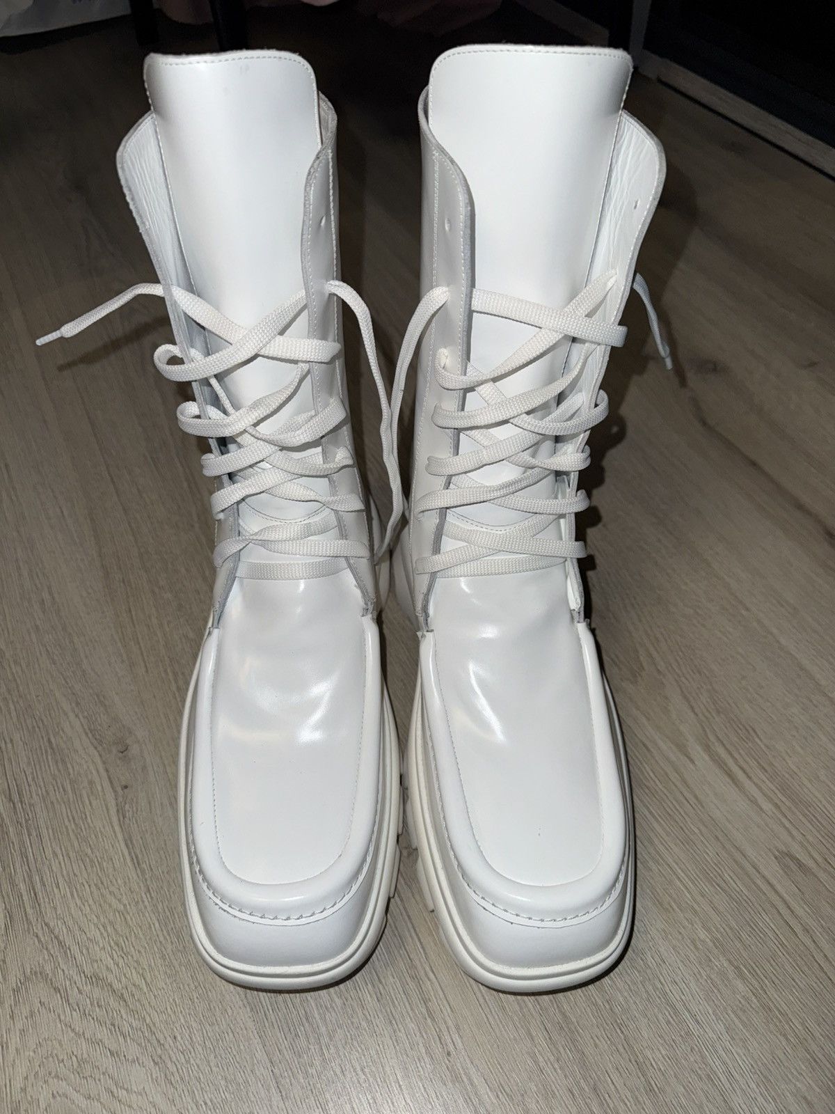 Jil Sander Jil Sander FW leather laceup boots Size US 12 / EU 45 - 5 Thumbnail